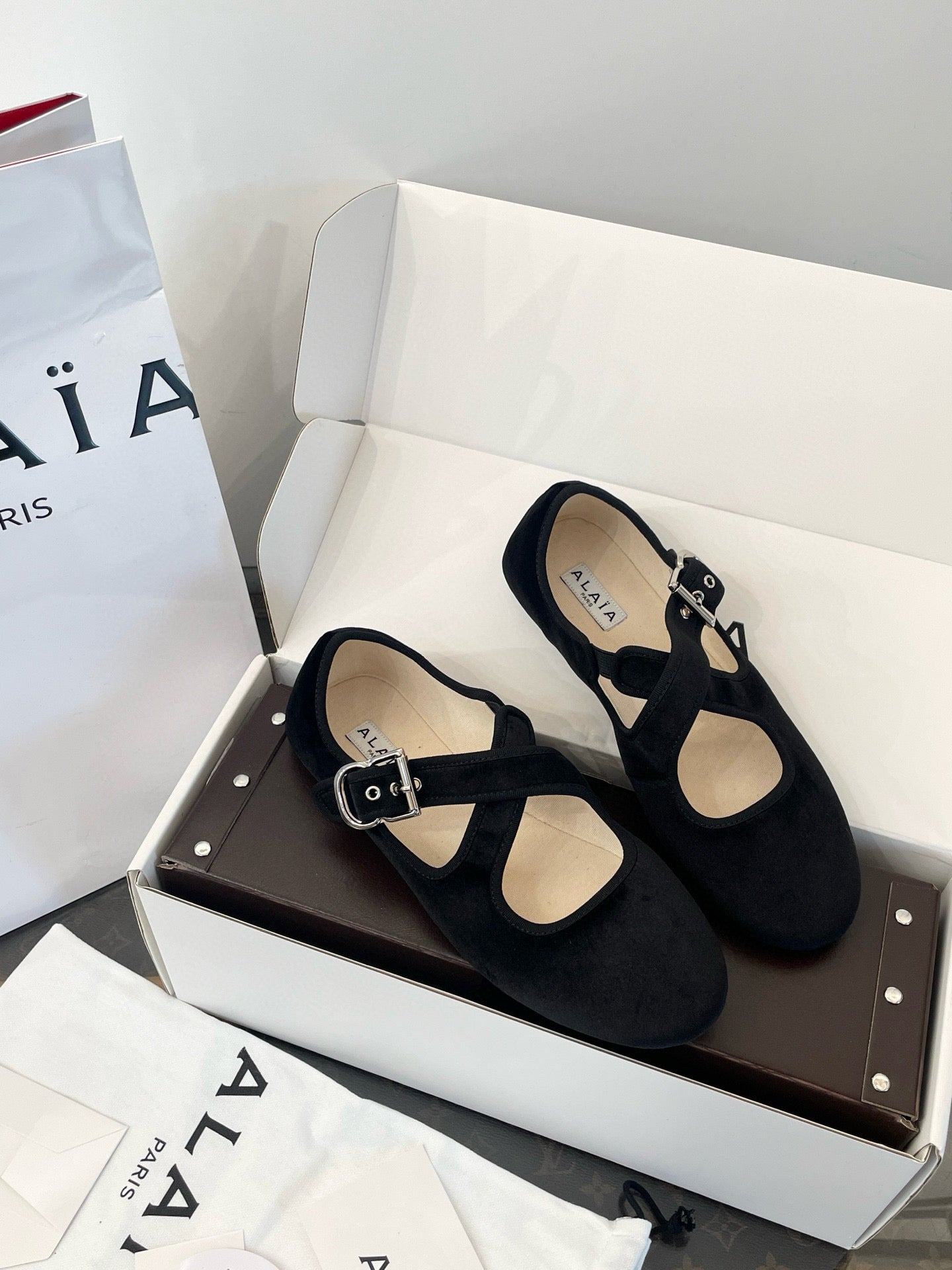 ALAIA BALLET FLATS