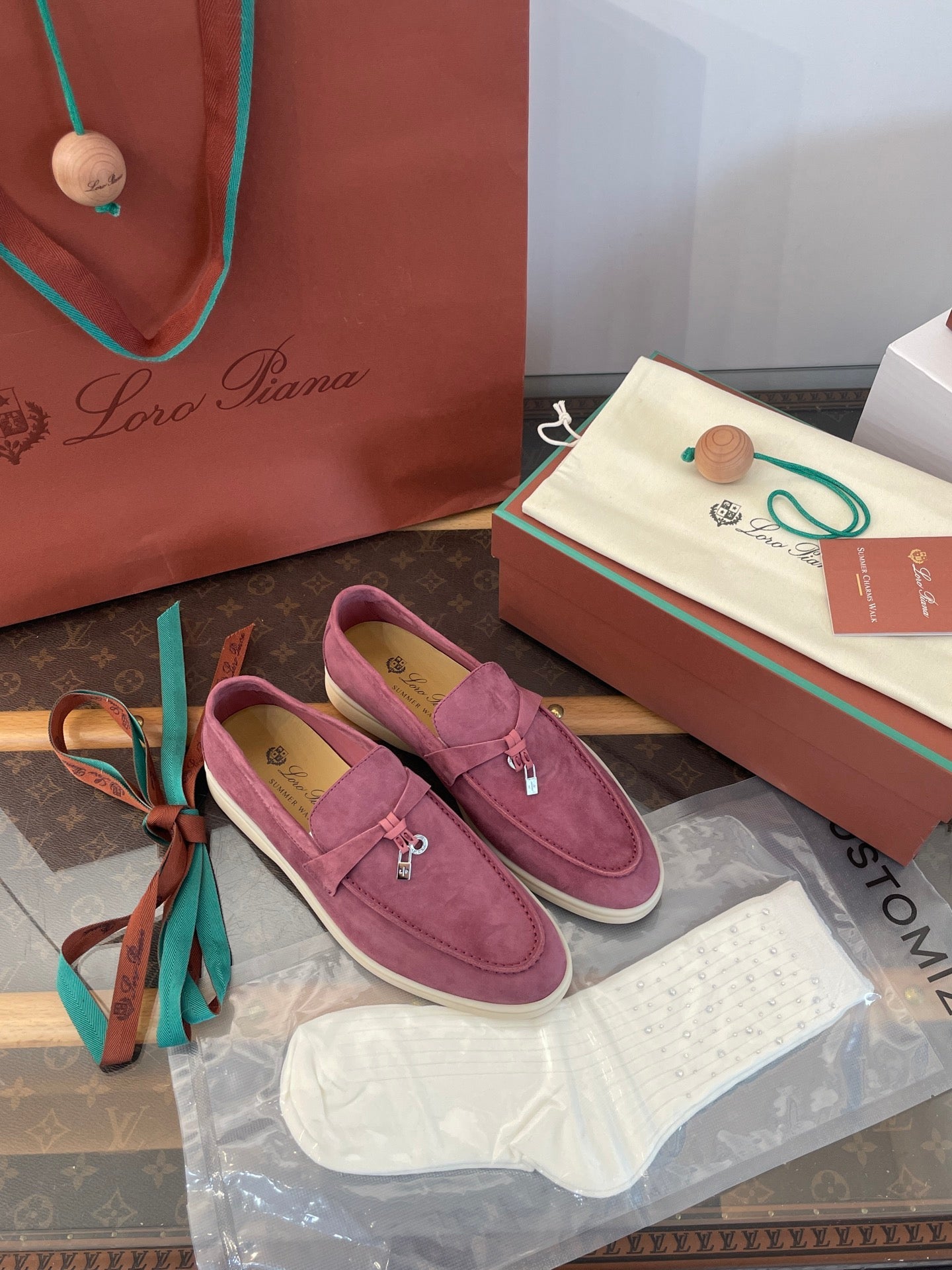 LORO P SUMMER CHARMS LOAFERS