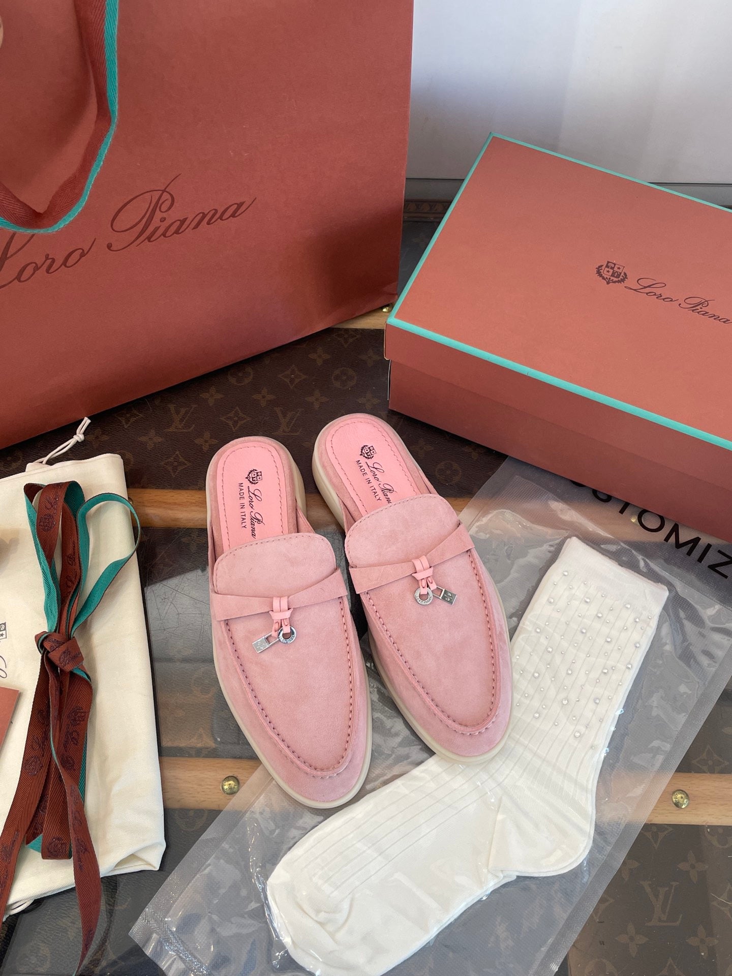 LORO P SUMMER CHARMS LOAFERS