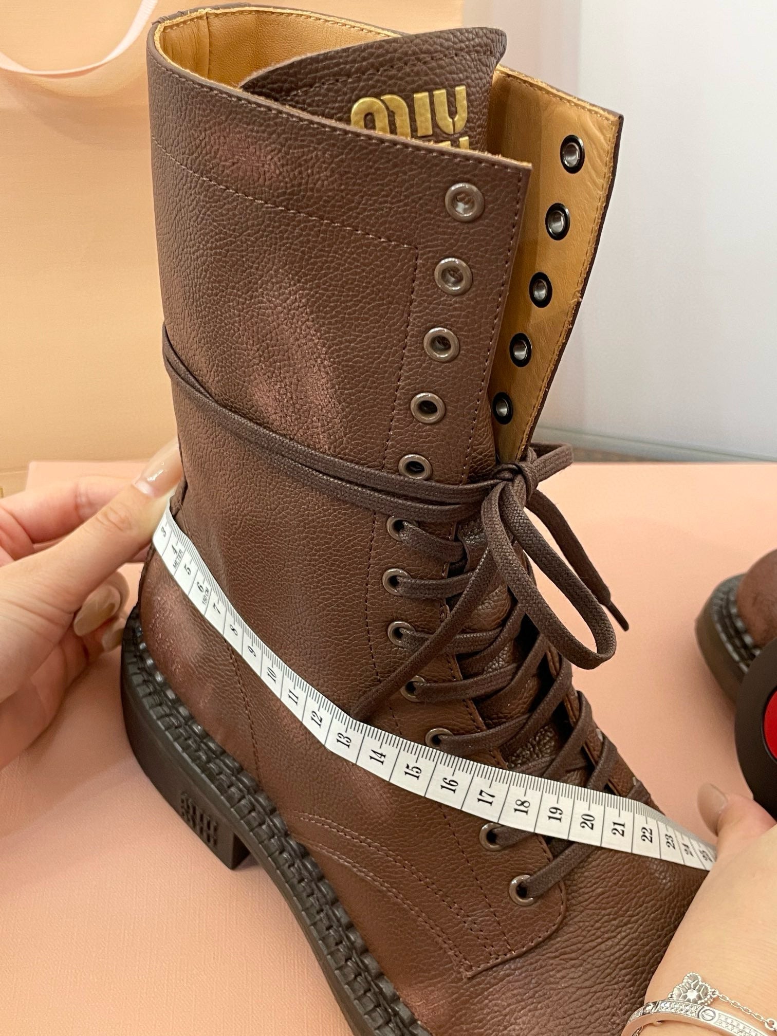 MIU M BOOTS
