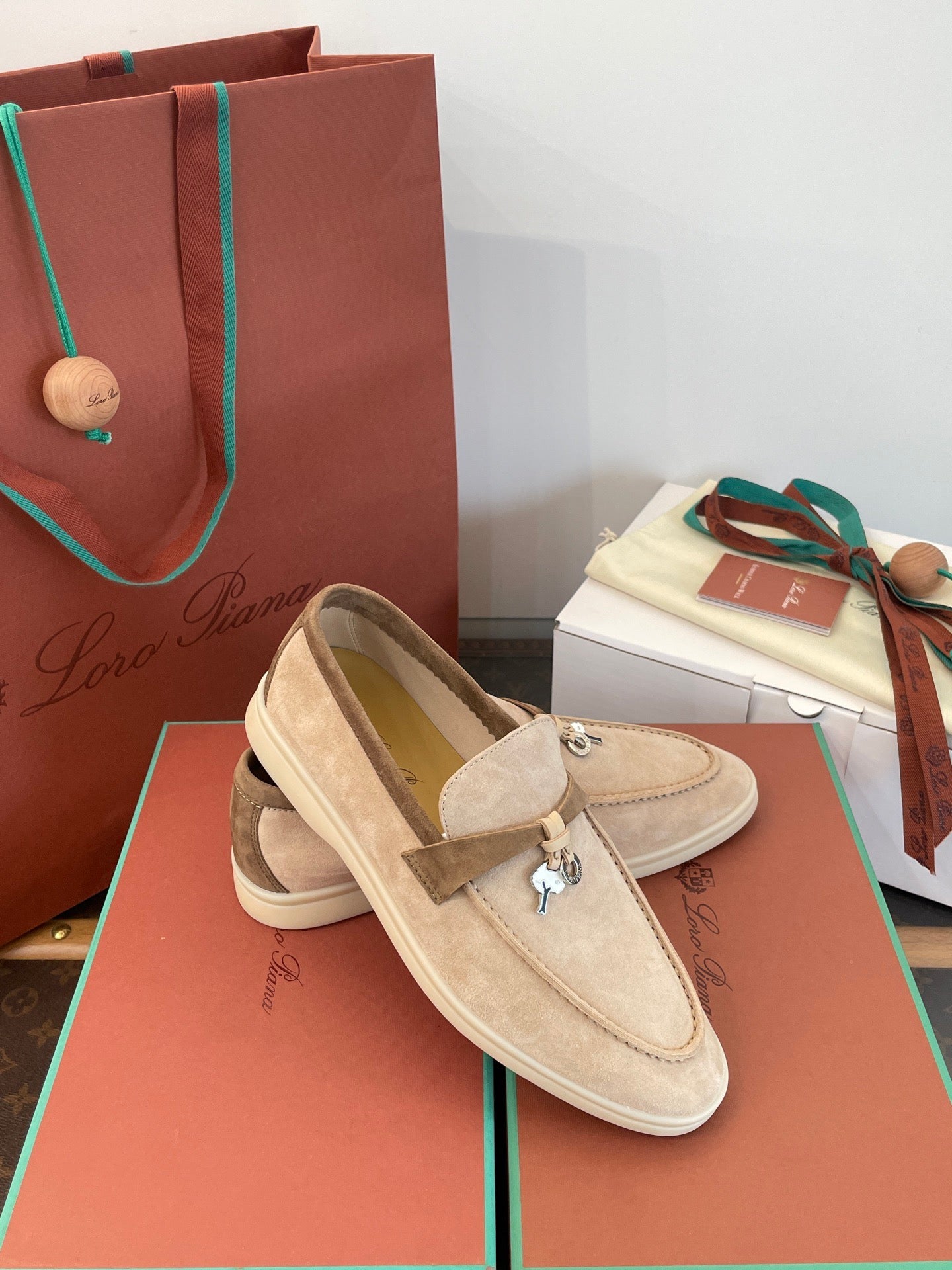 LORO P SUMMER CHARMS LOAFERS