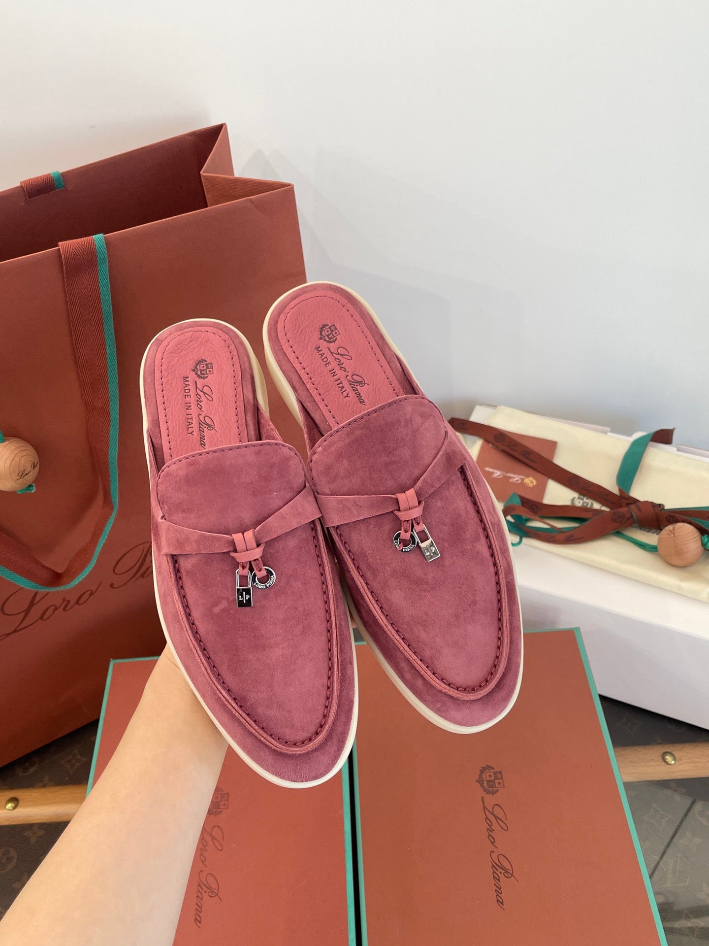 LORO P SUMMER CHARMS LOAFERS