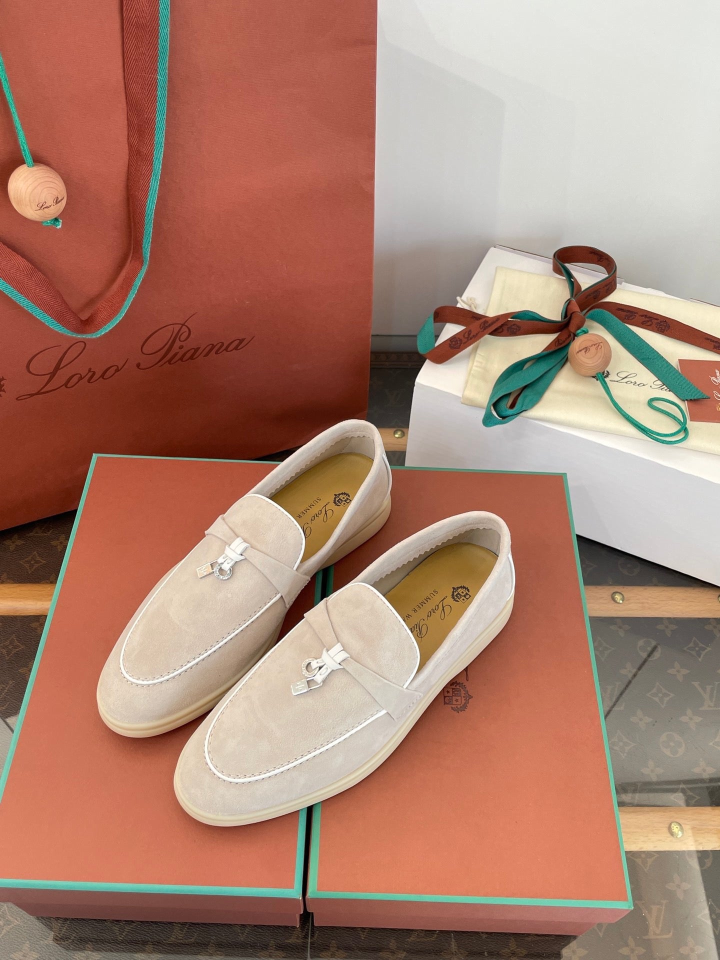 LORO P SUMMER CHARMS LOAFERS