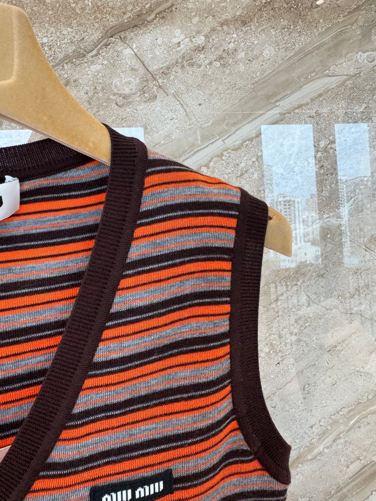 MIU M KNITTED VEST