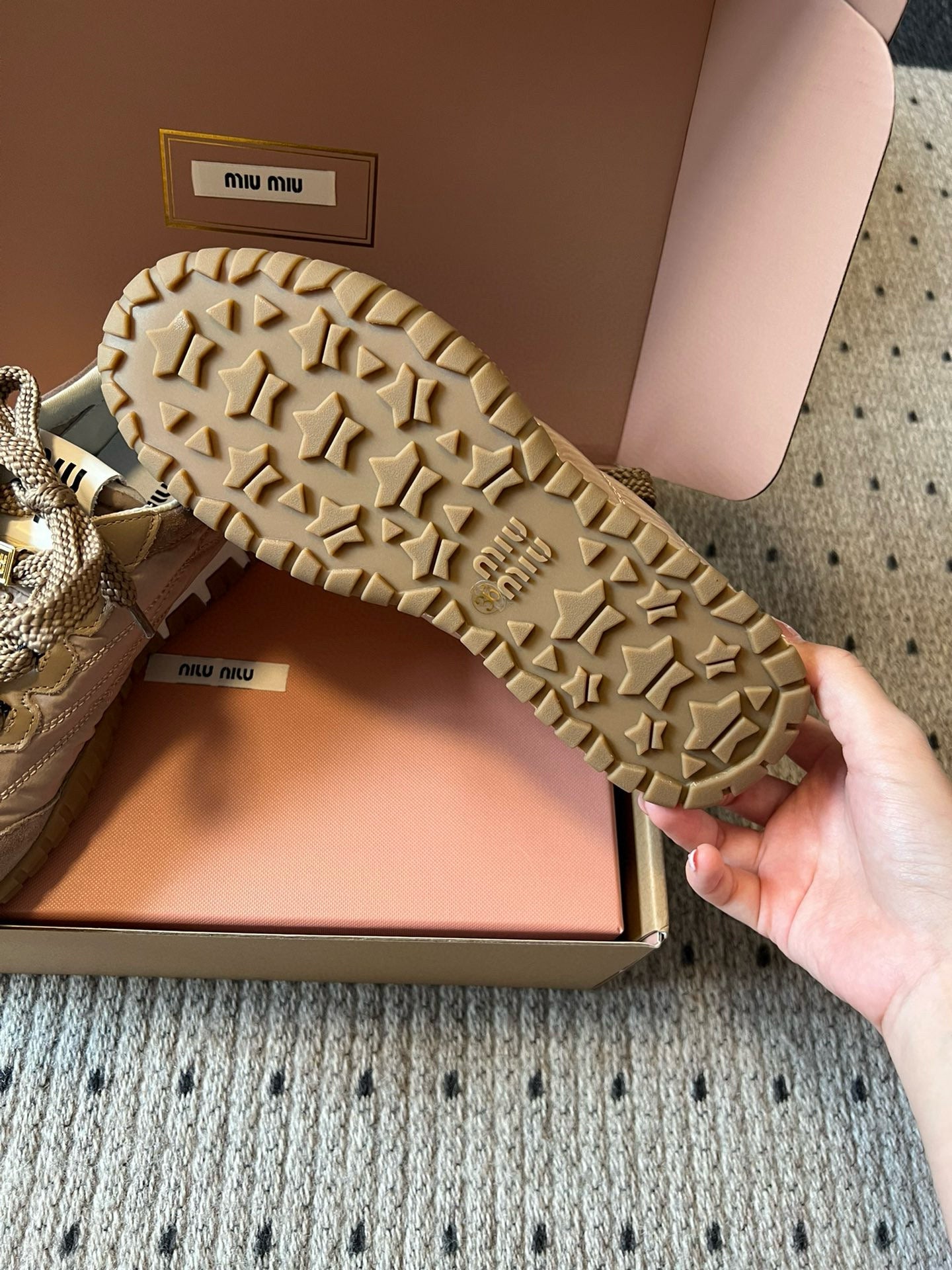 MIU M TYRE SNEAKERS