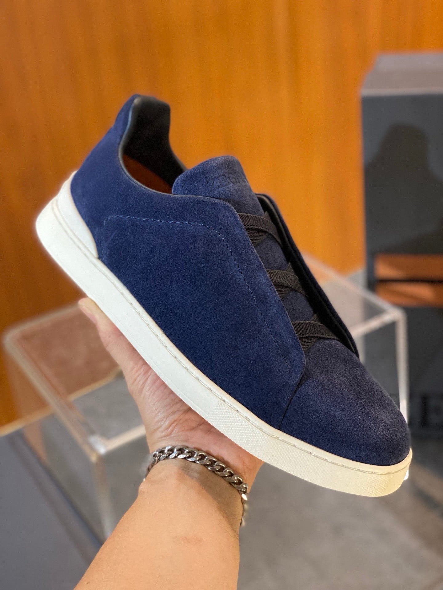 ZEGN TRIPLE STITCH SNEAKER