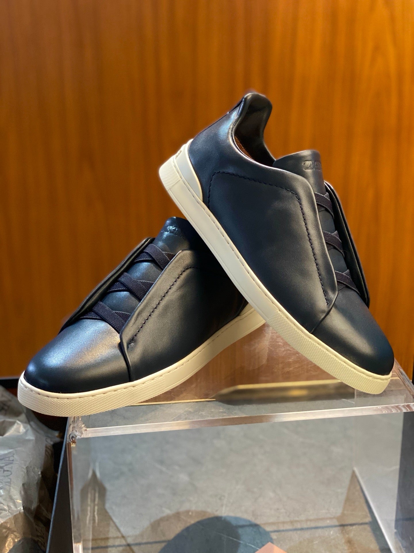 ZEGN TRIPLE STITCH SNEAKER