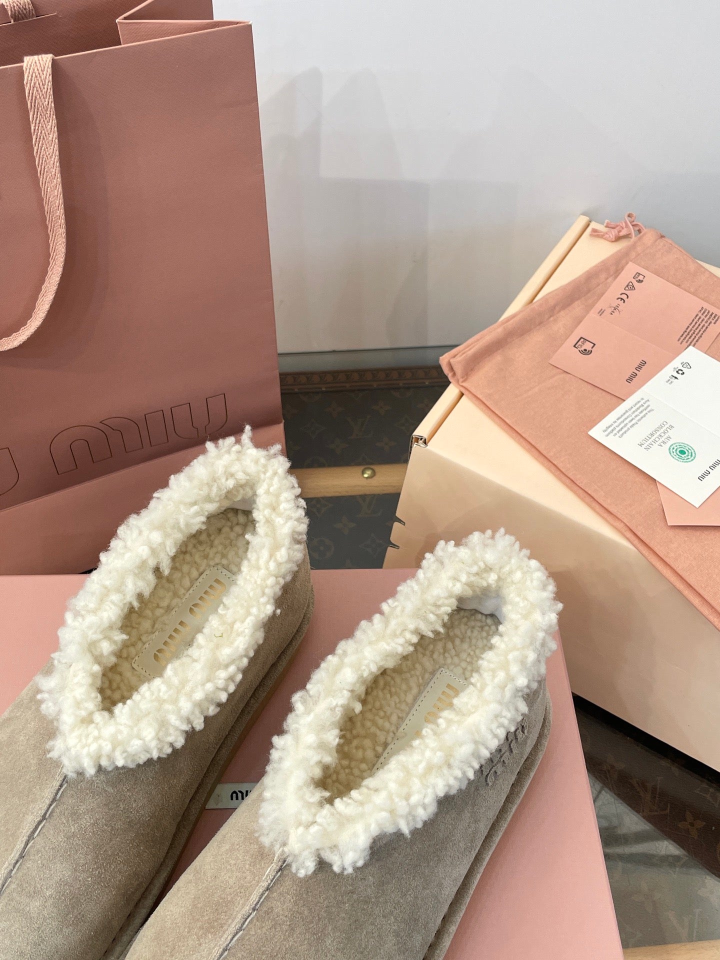 MIU M BOOTS