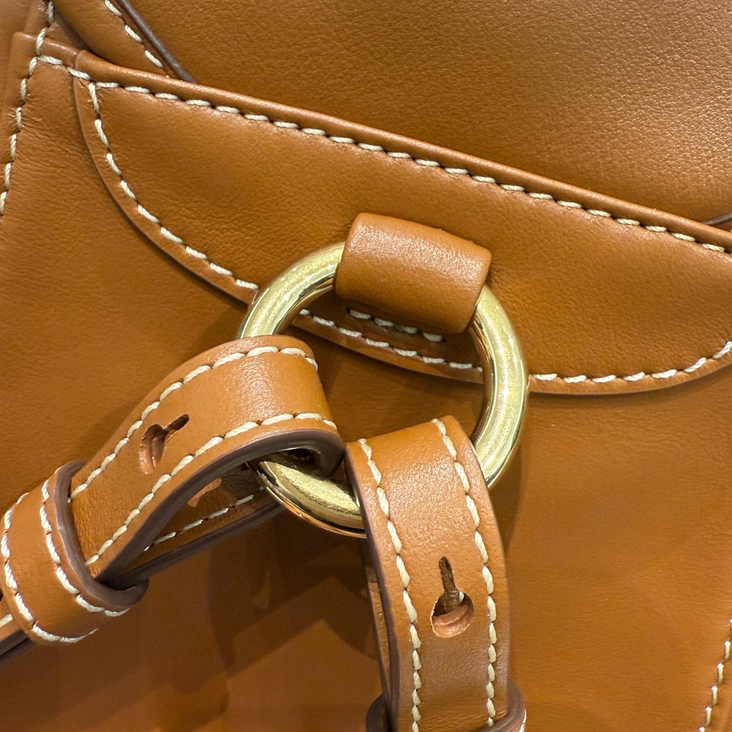 MIU M LEATHER BACKPACK