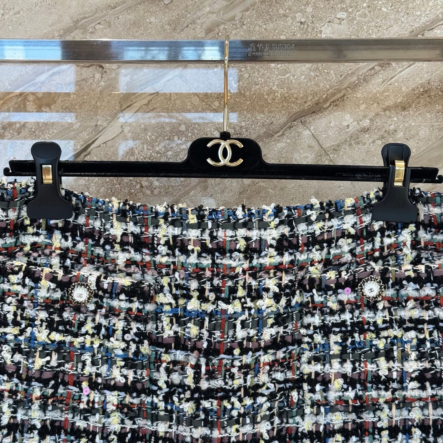 CC TWEED SKIRT