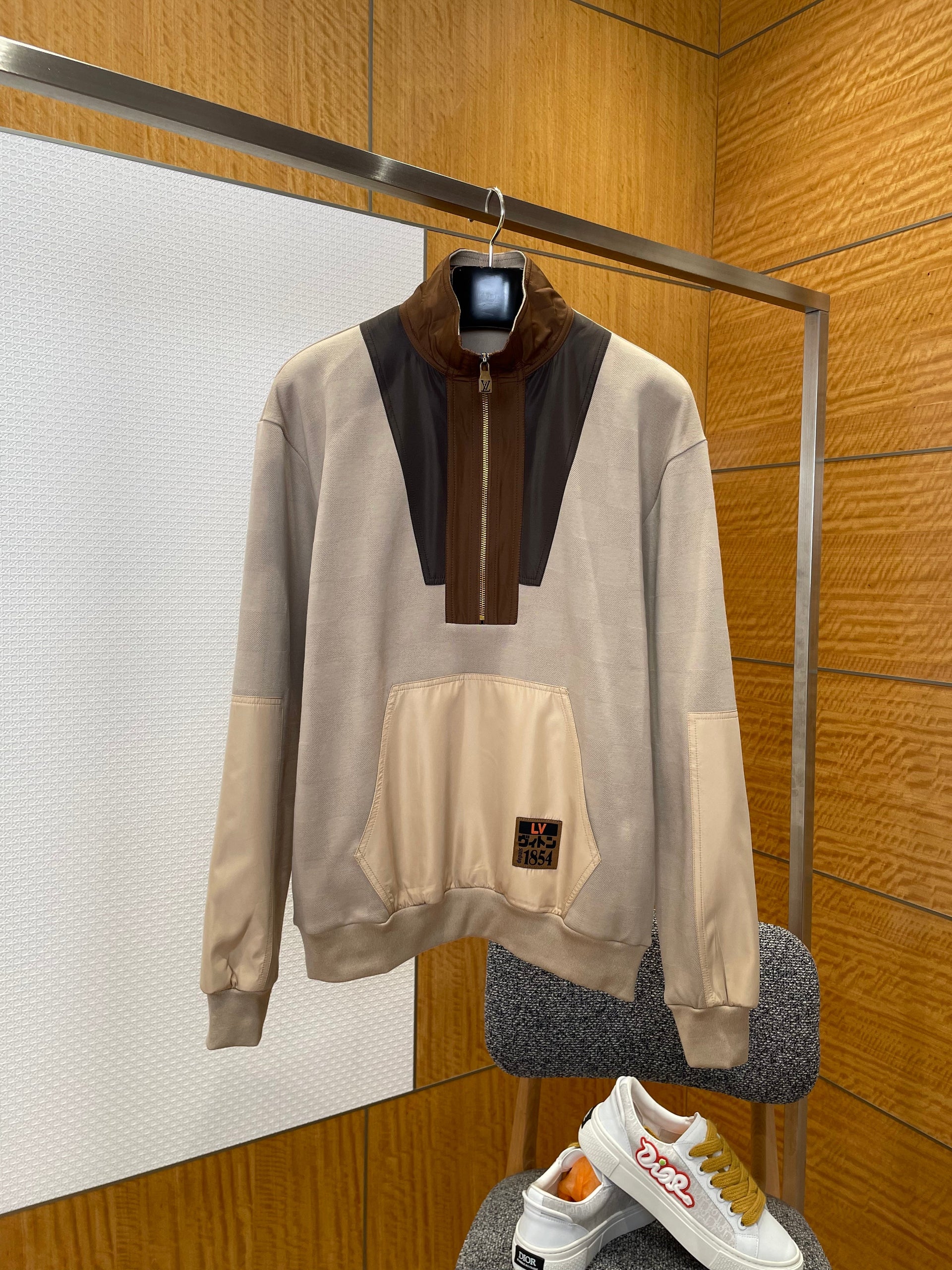 LOU HALF ZIP JACKET
