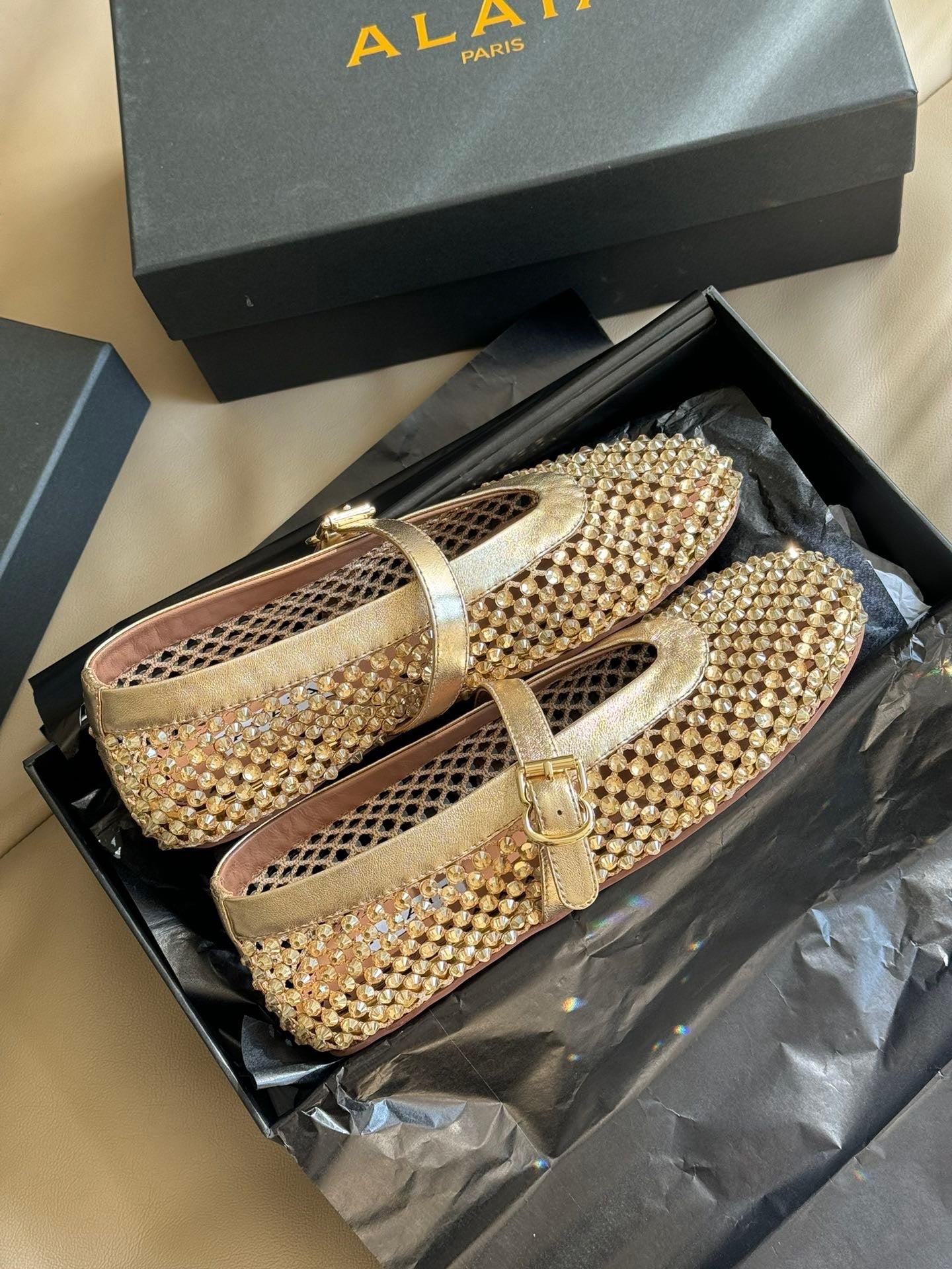 ALAIA BALLET FLATS