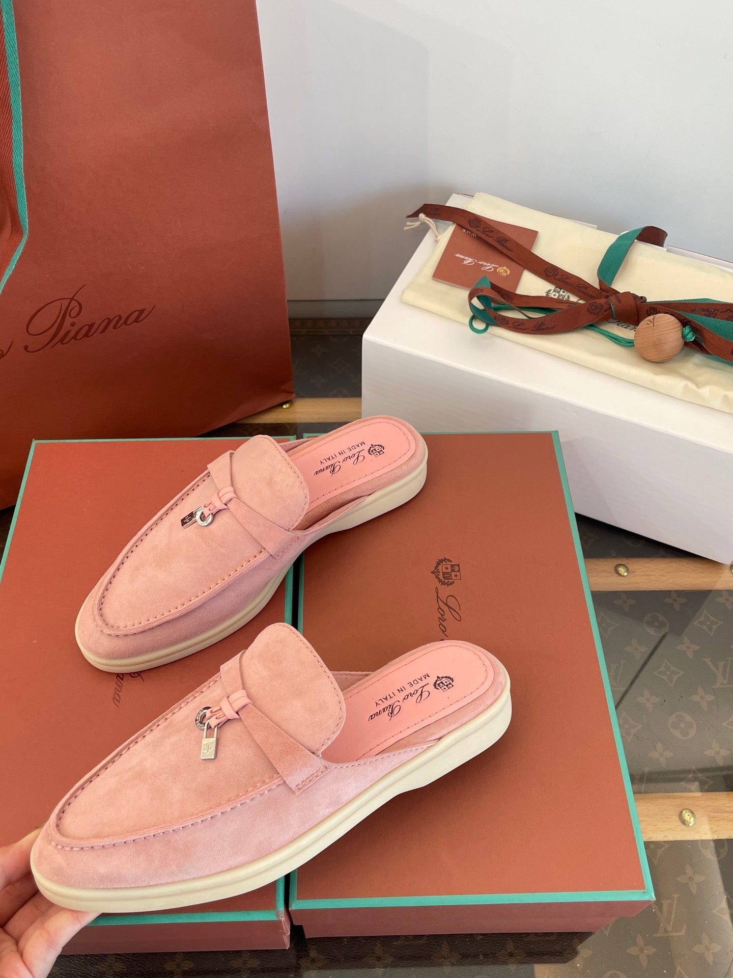 LORO P SUMMER CHARMS LOAFERS