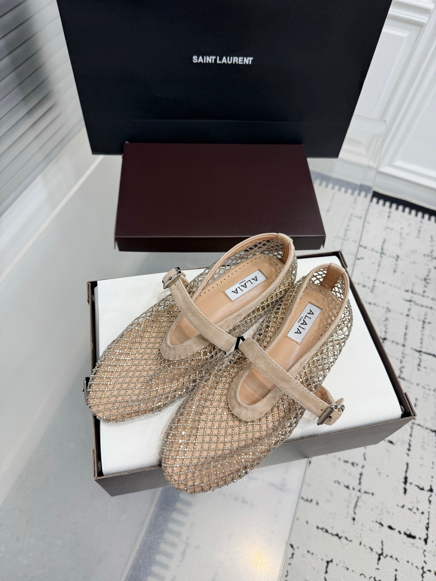 ALAIA BALLET FLATS