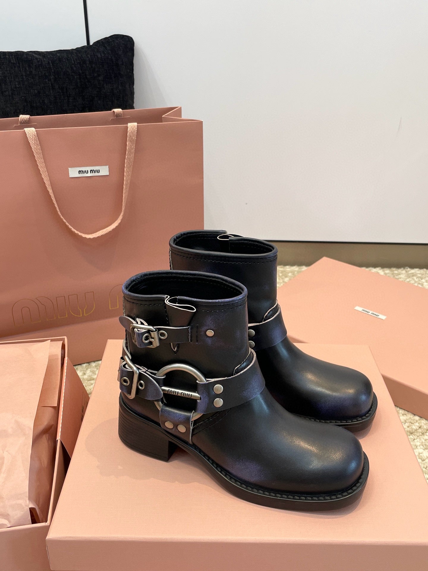 MIU M BOOTS