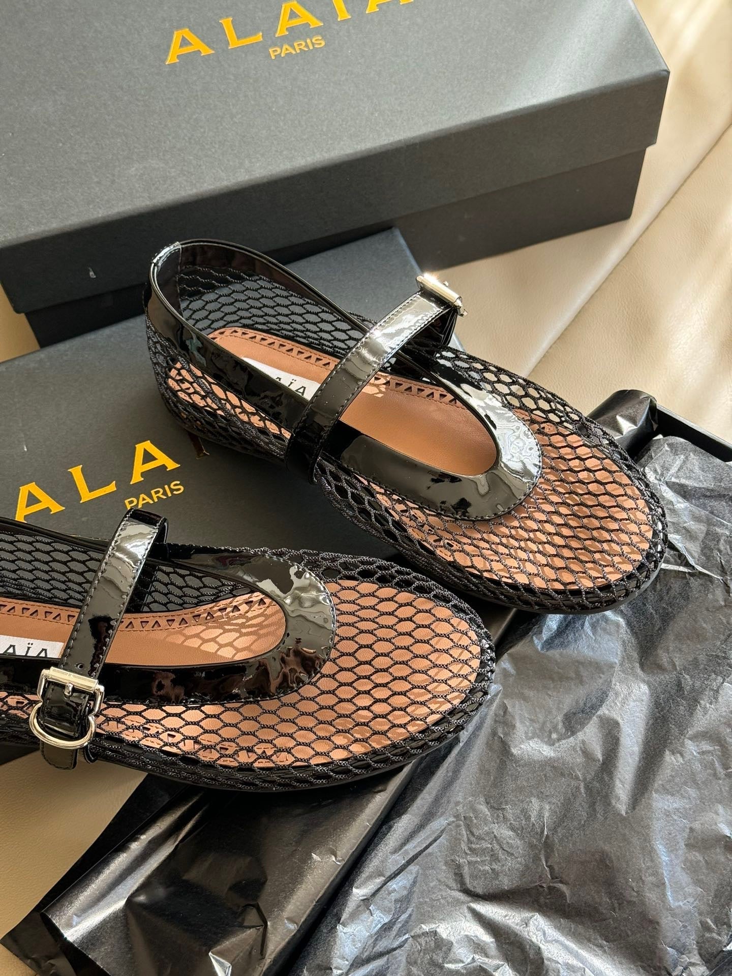 ALAIA BALLET FLATS