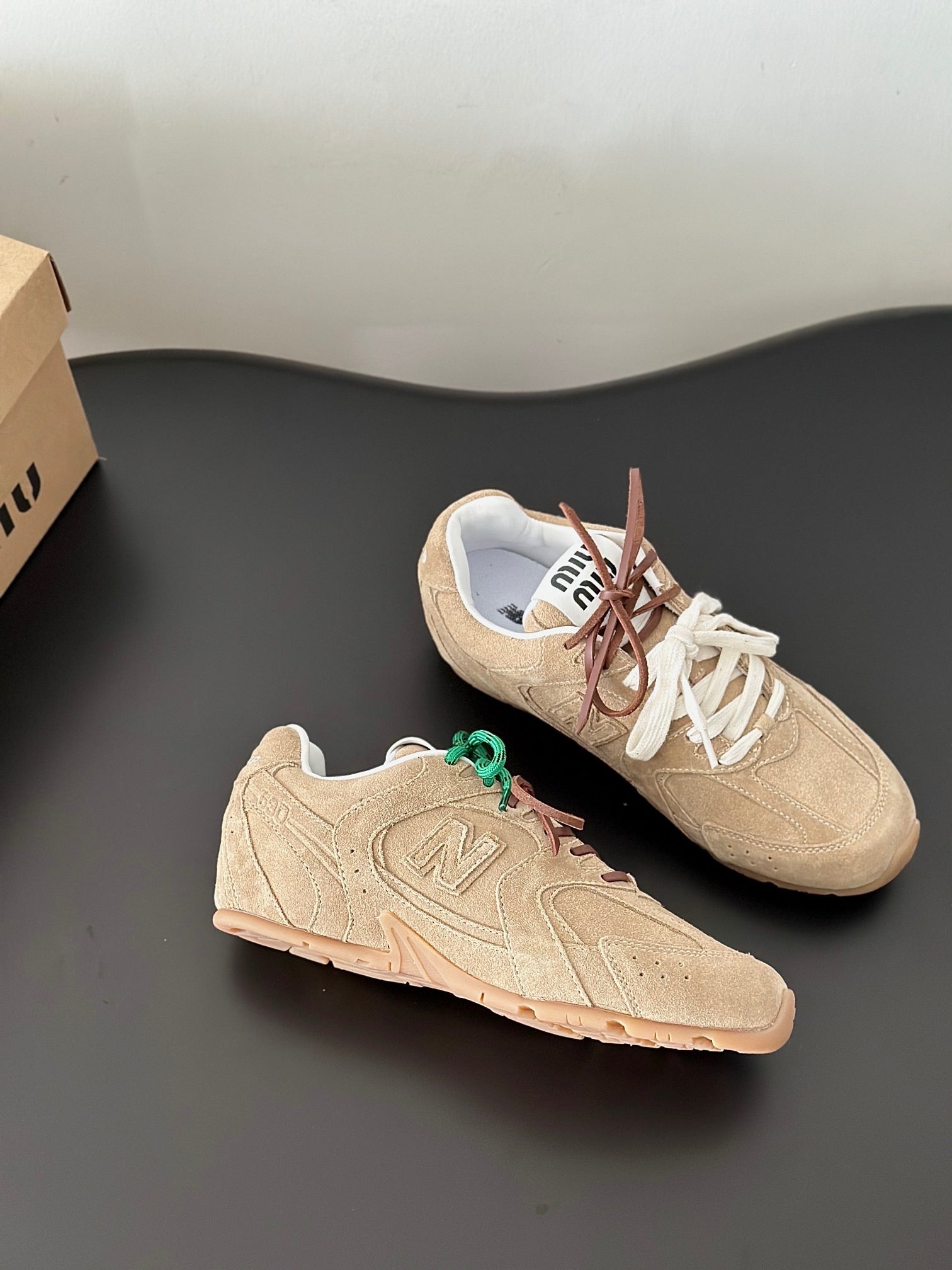 MIU M x NEW BALANCE TRAINERS