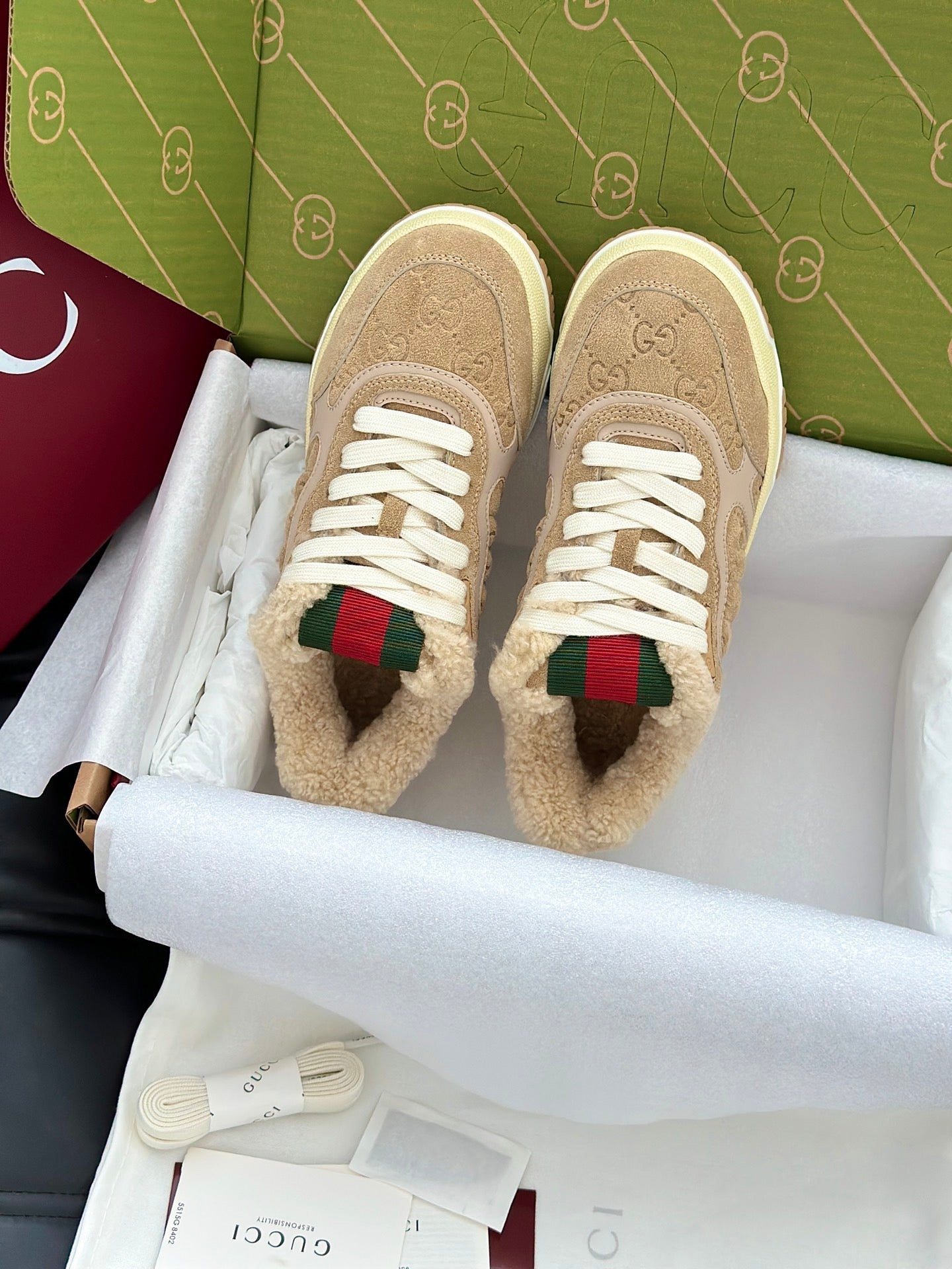 GG RE WEB SNEAKER