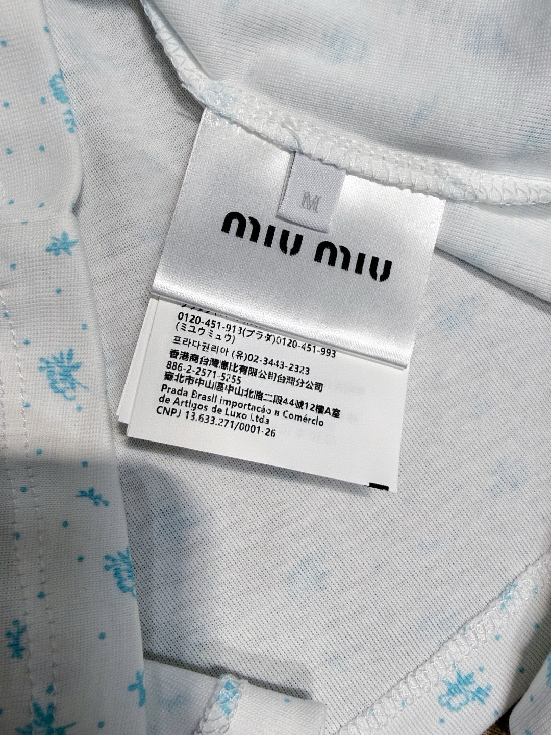 MIU M LONG TEE
