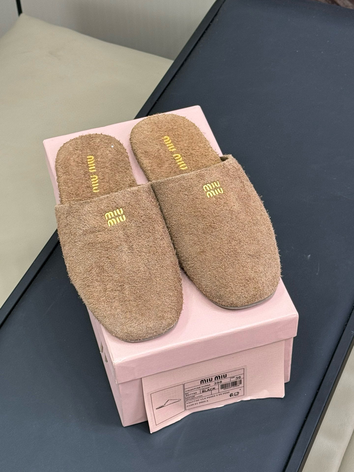 MIU M SLIPPERS