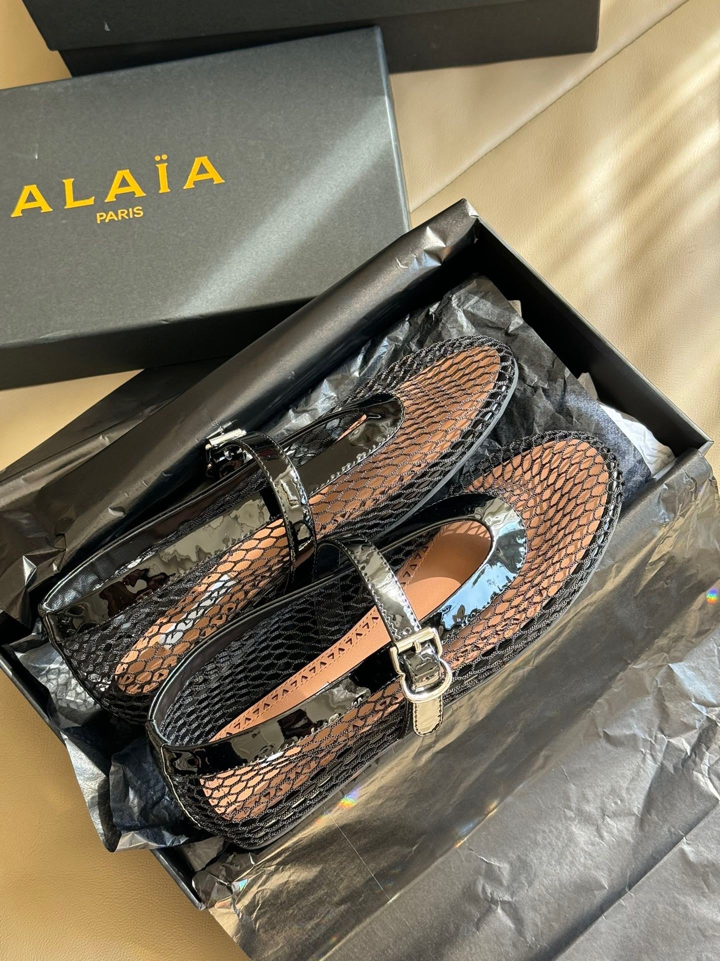 ALAIA BALLET FLATS