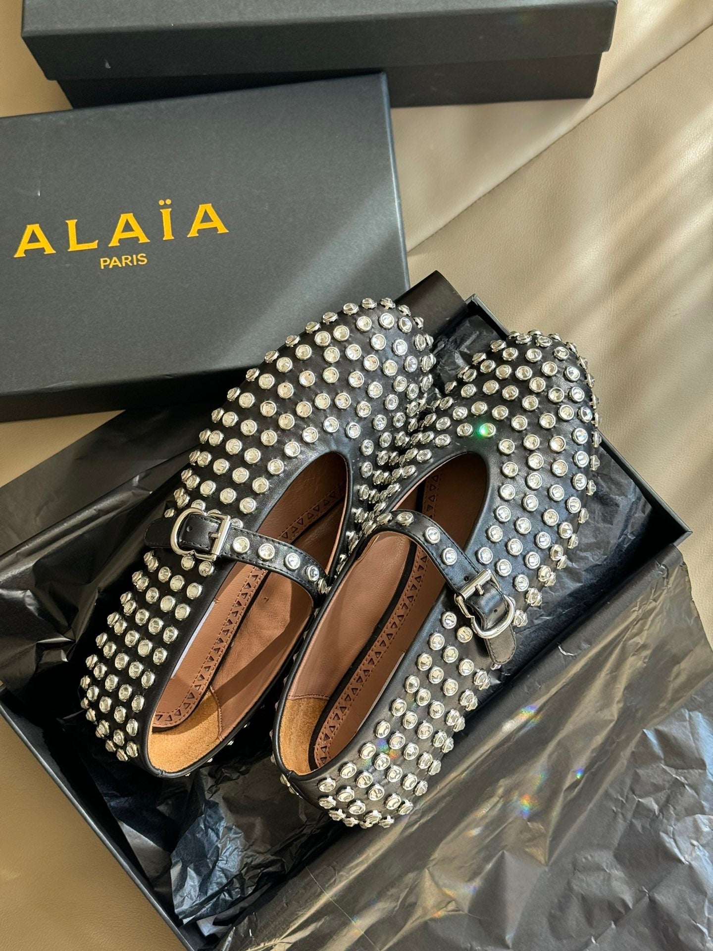 ALAIA BALLET FLATS
