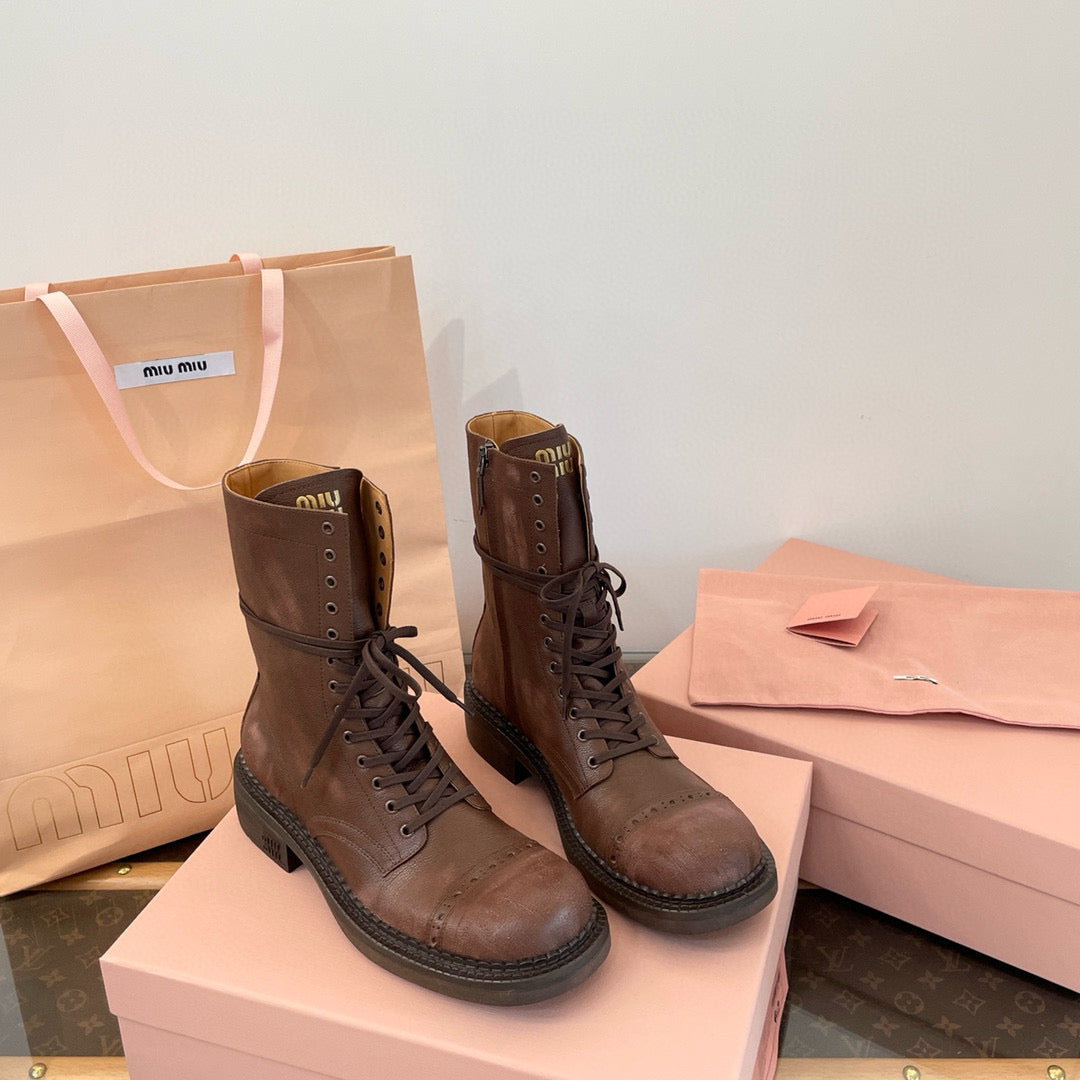 MIU M BOOTS