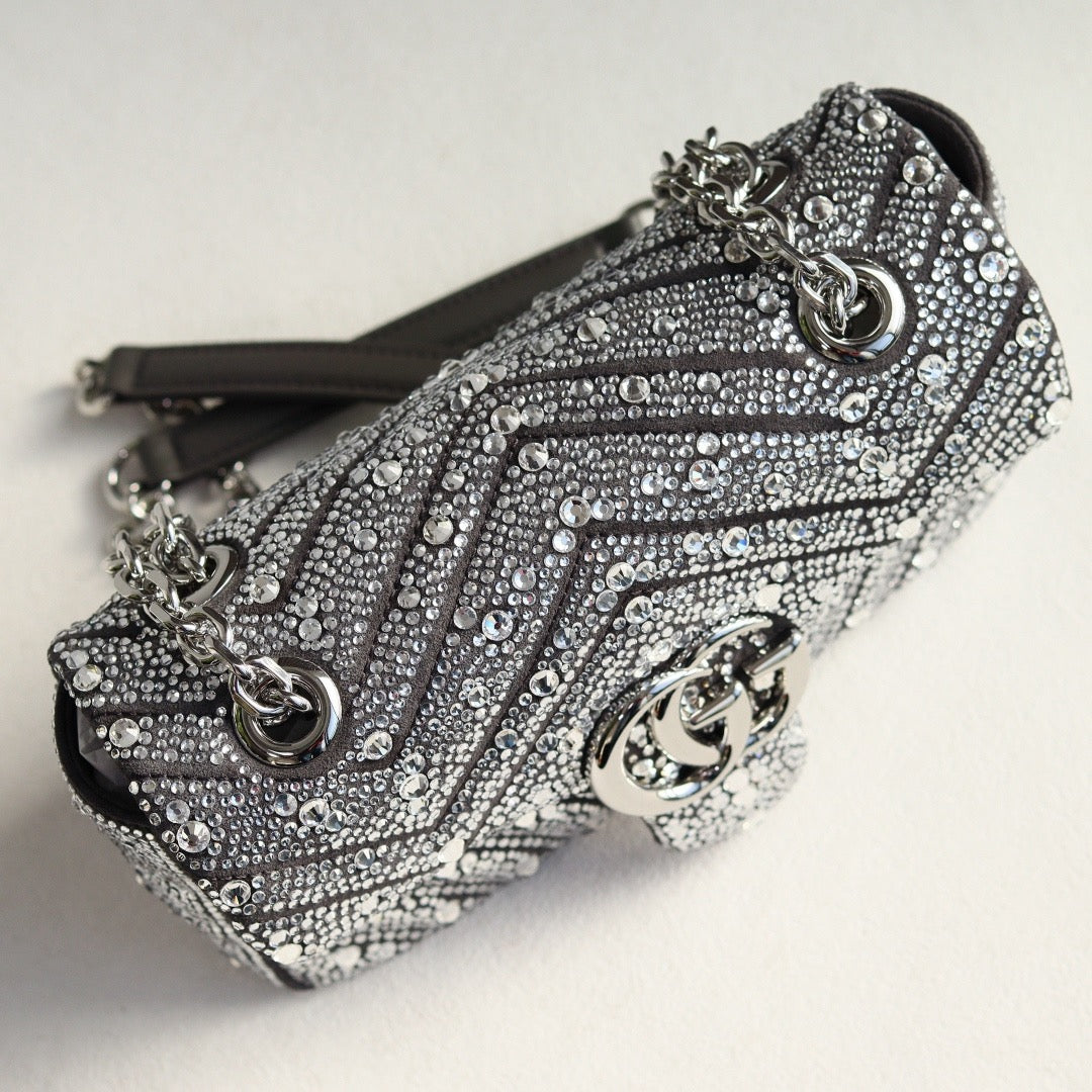 GG MARMONT CRYSTALS SMALL BAG