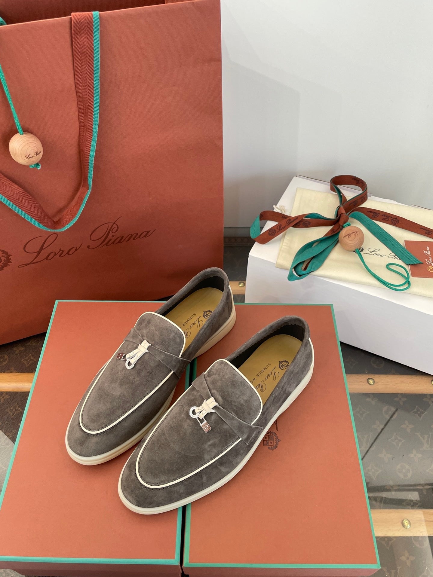 LORO P SUMMER CHARMS LOAFERS