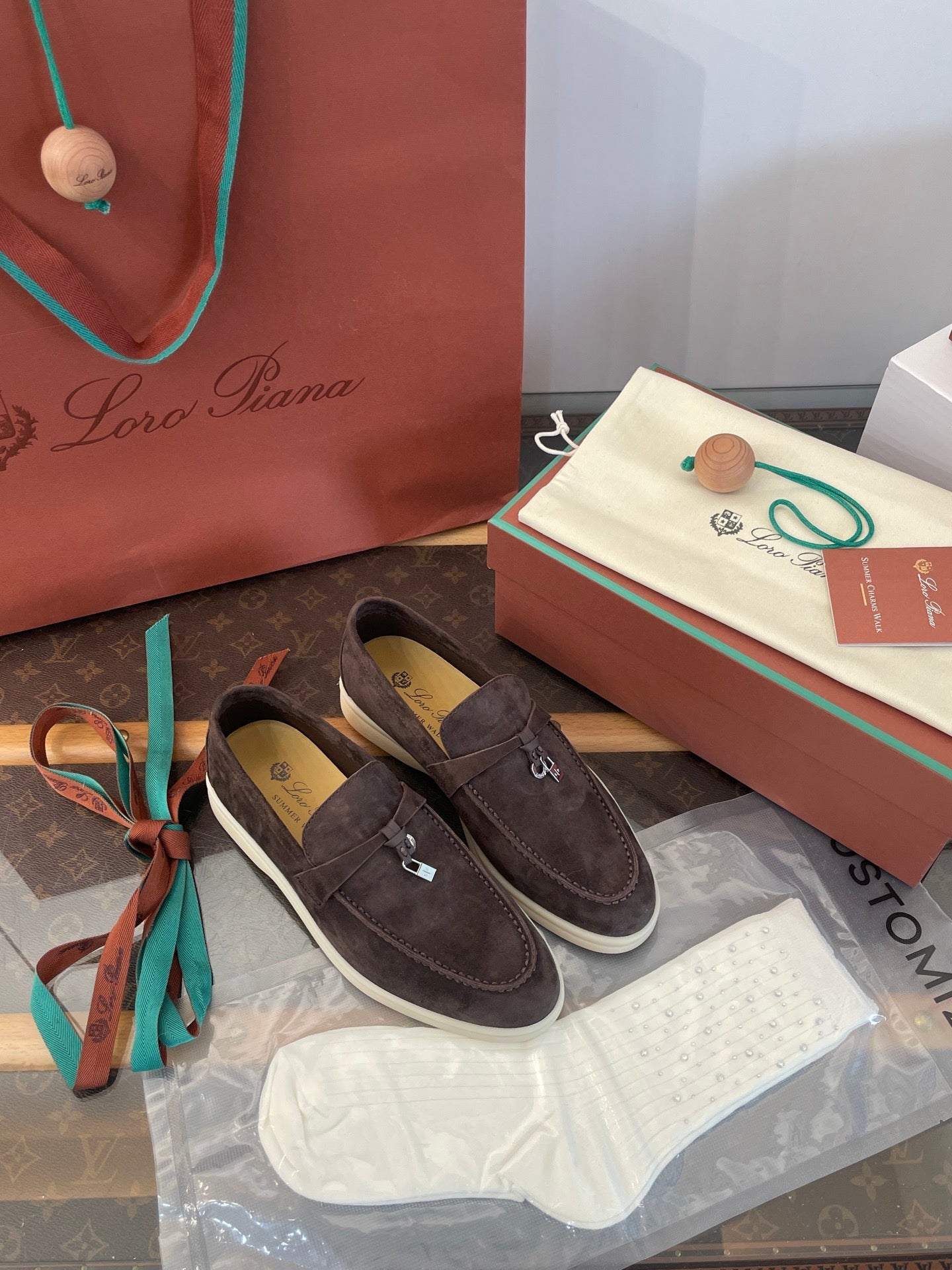 LORO P SUMMER CHARMS LOAFERS