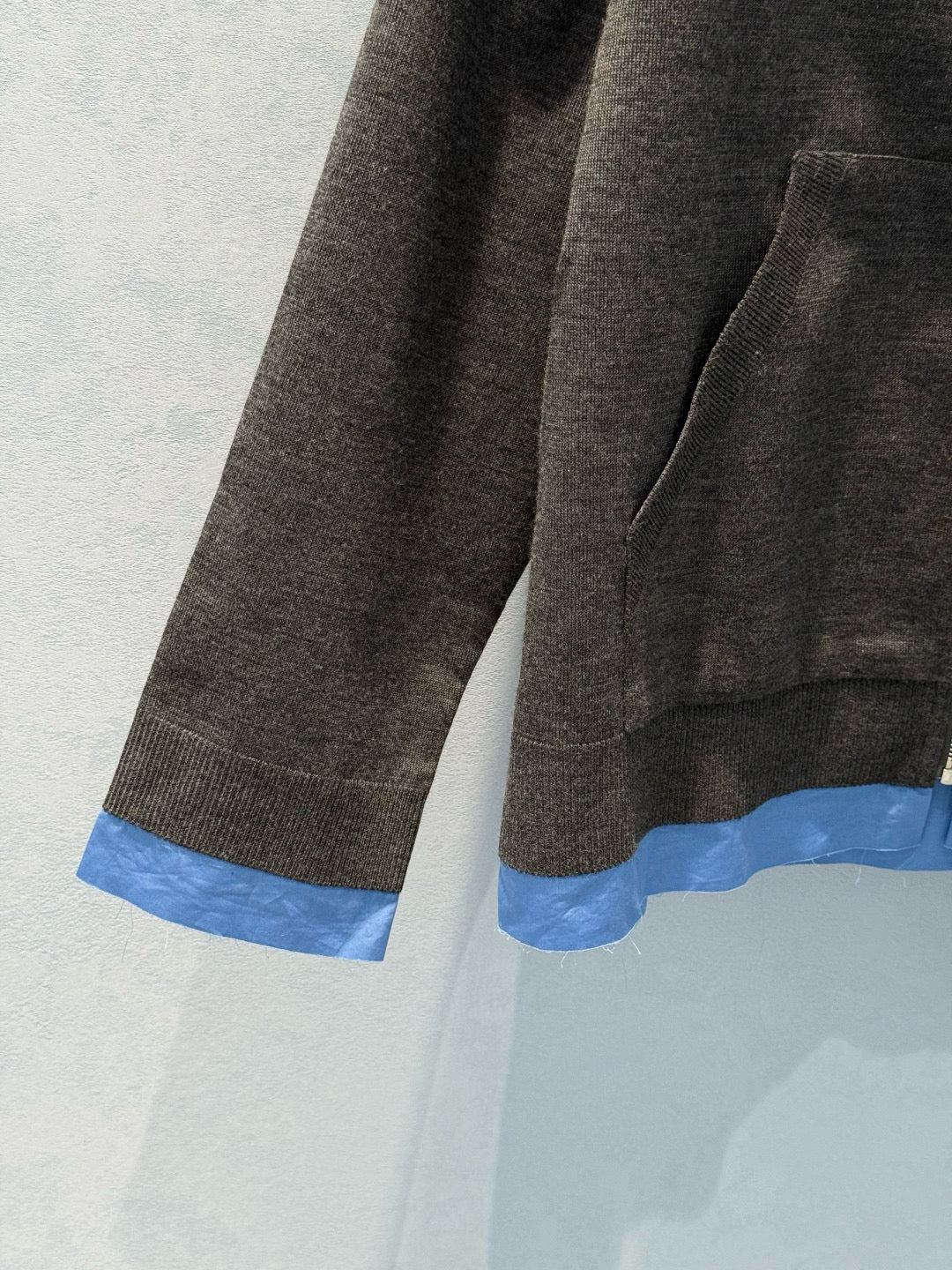 MIU M ZIP HOODIE