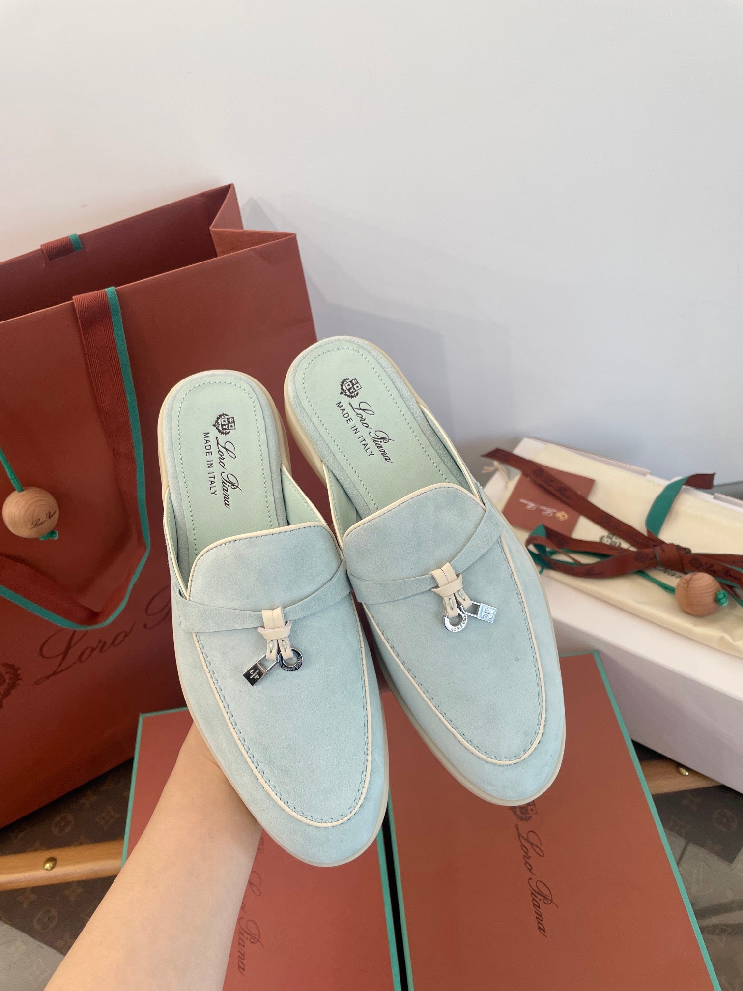LORO P SUMMER CHARMS MULES