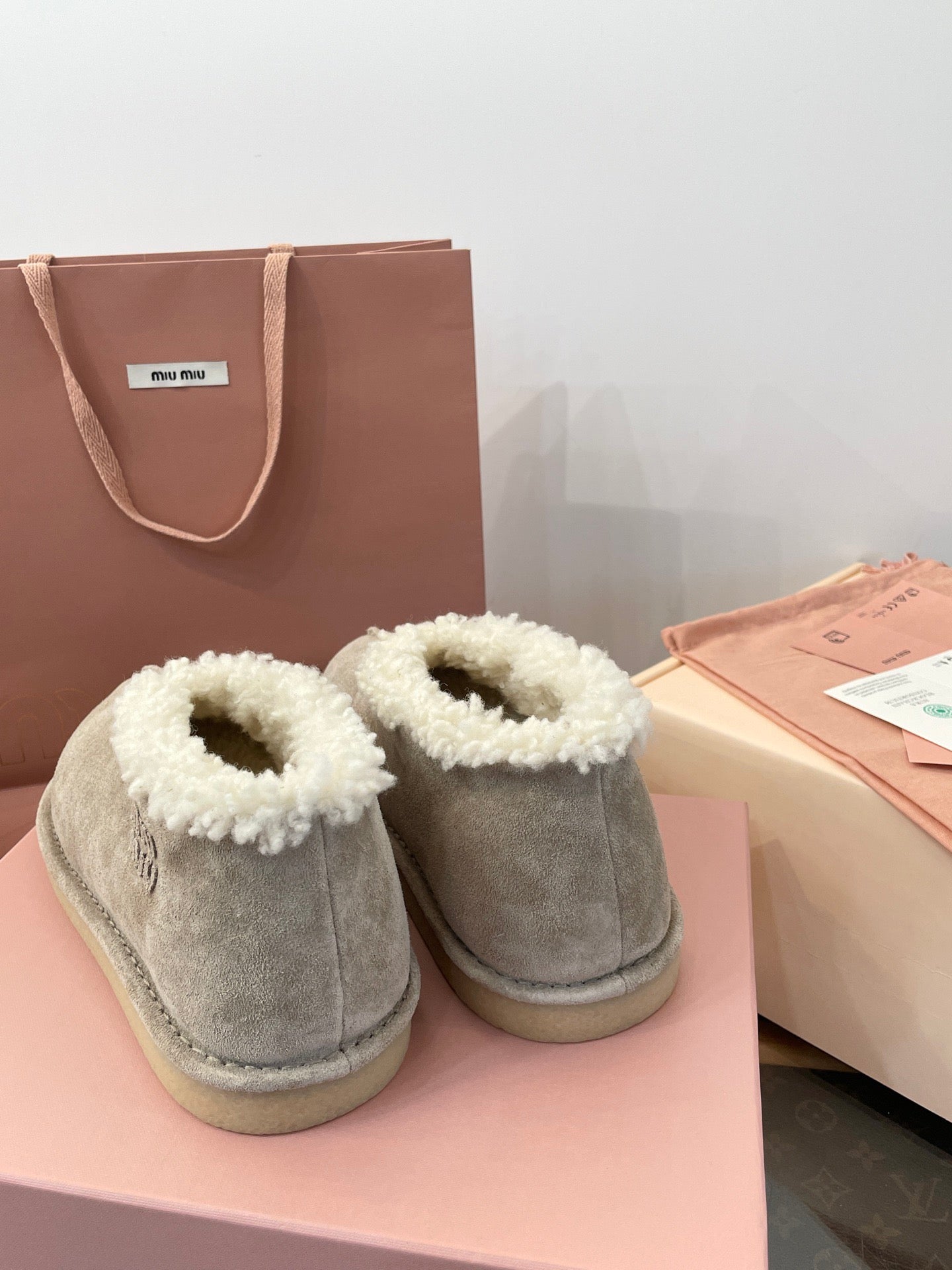 MIU M BOOTS