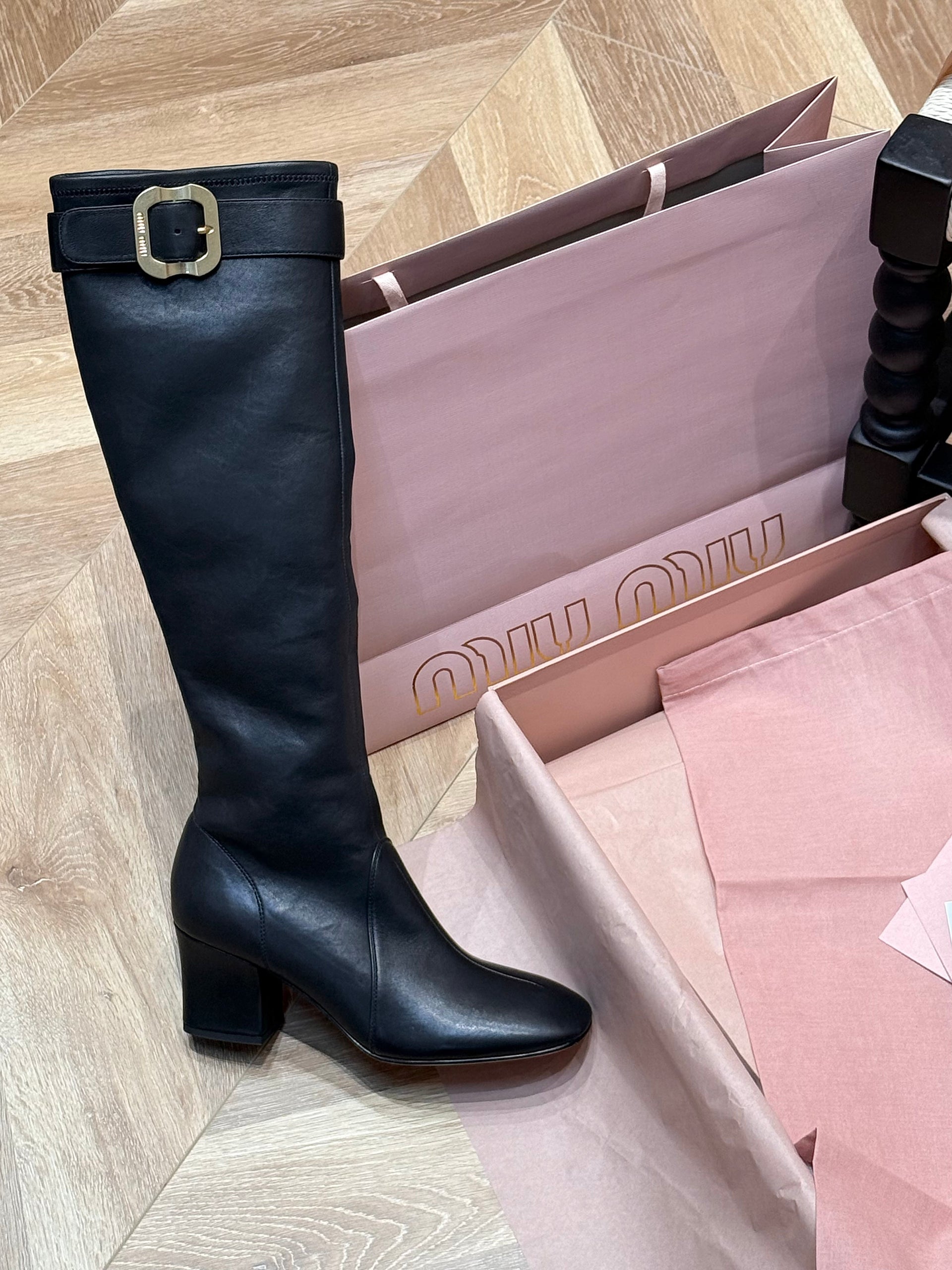 MIU M BOOTS