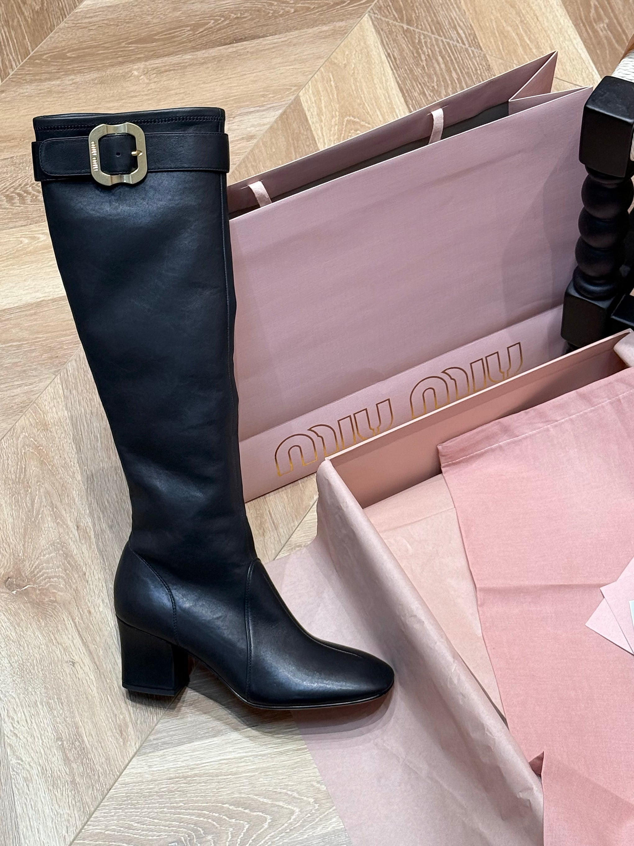 MIU M BOOTS