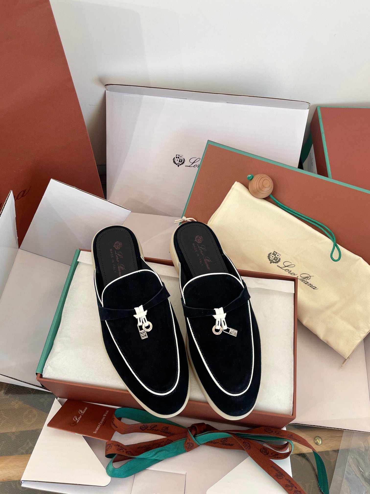 LORO P SUMMER CHARMS MULES