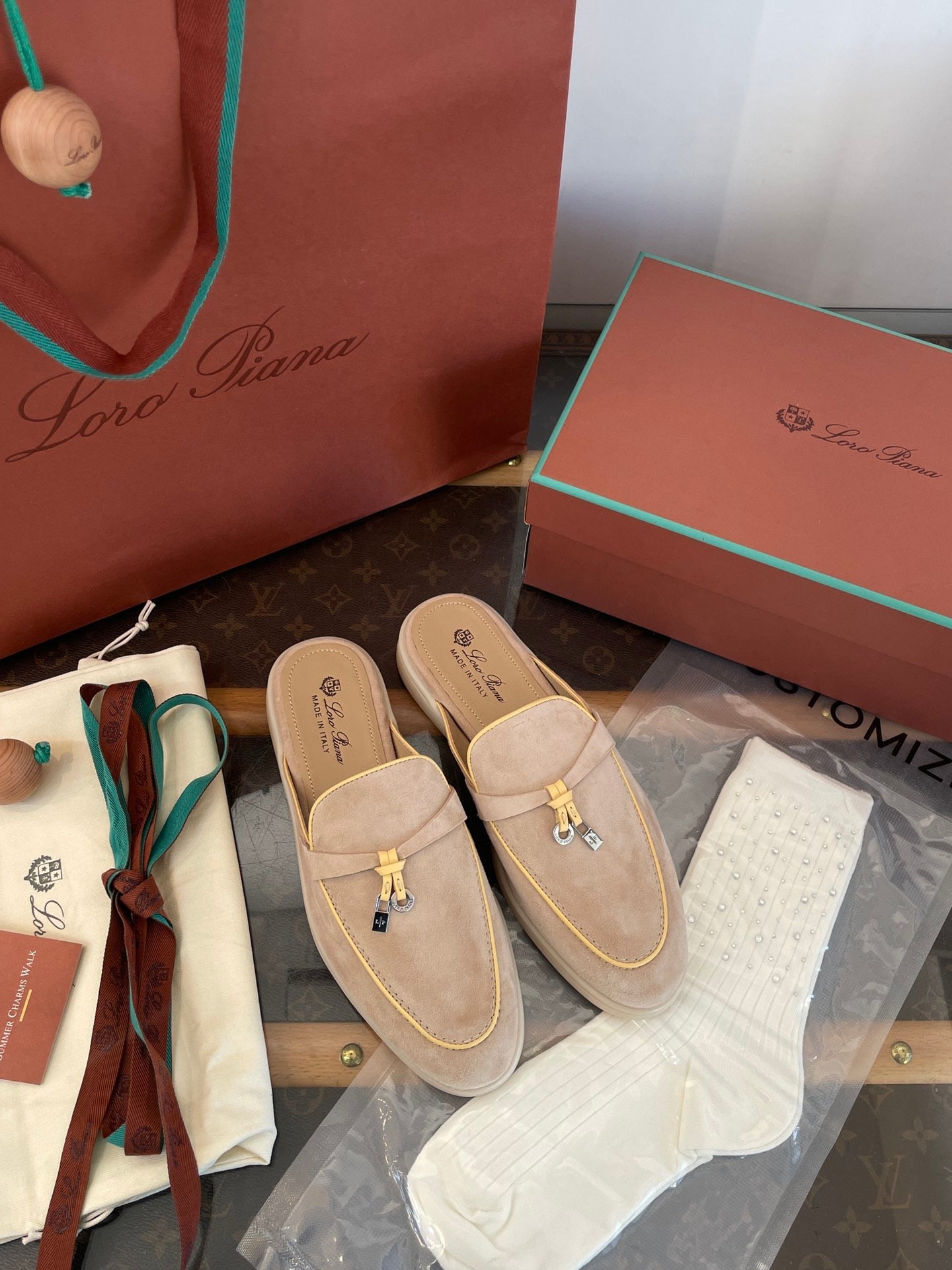 LORO P SUMMER CHARMS LOAFERS