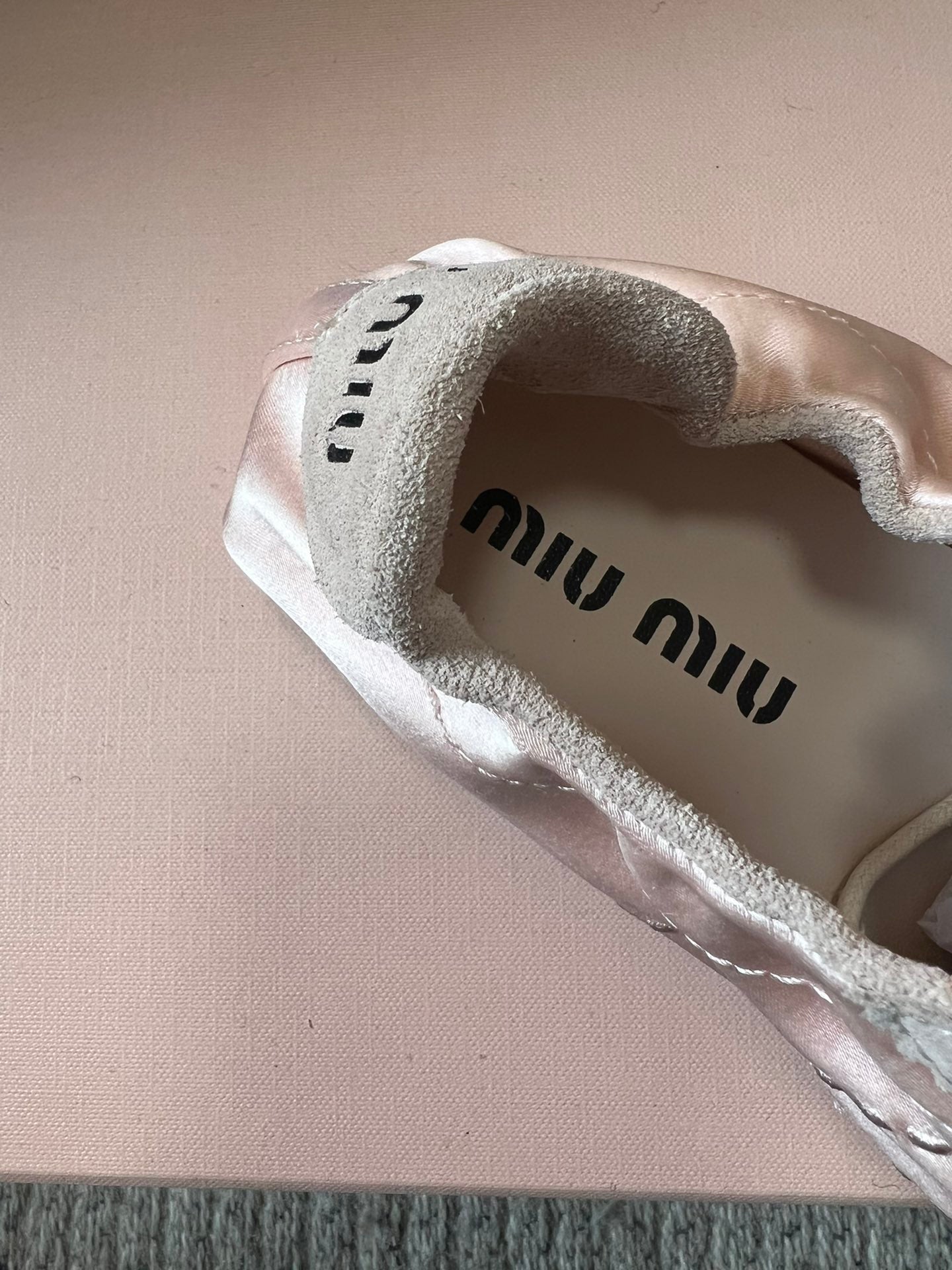 MIU M SATIN SNEAKERS
