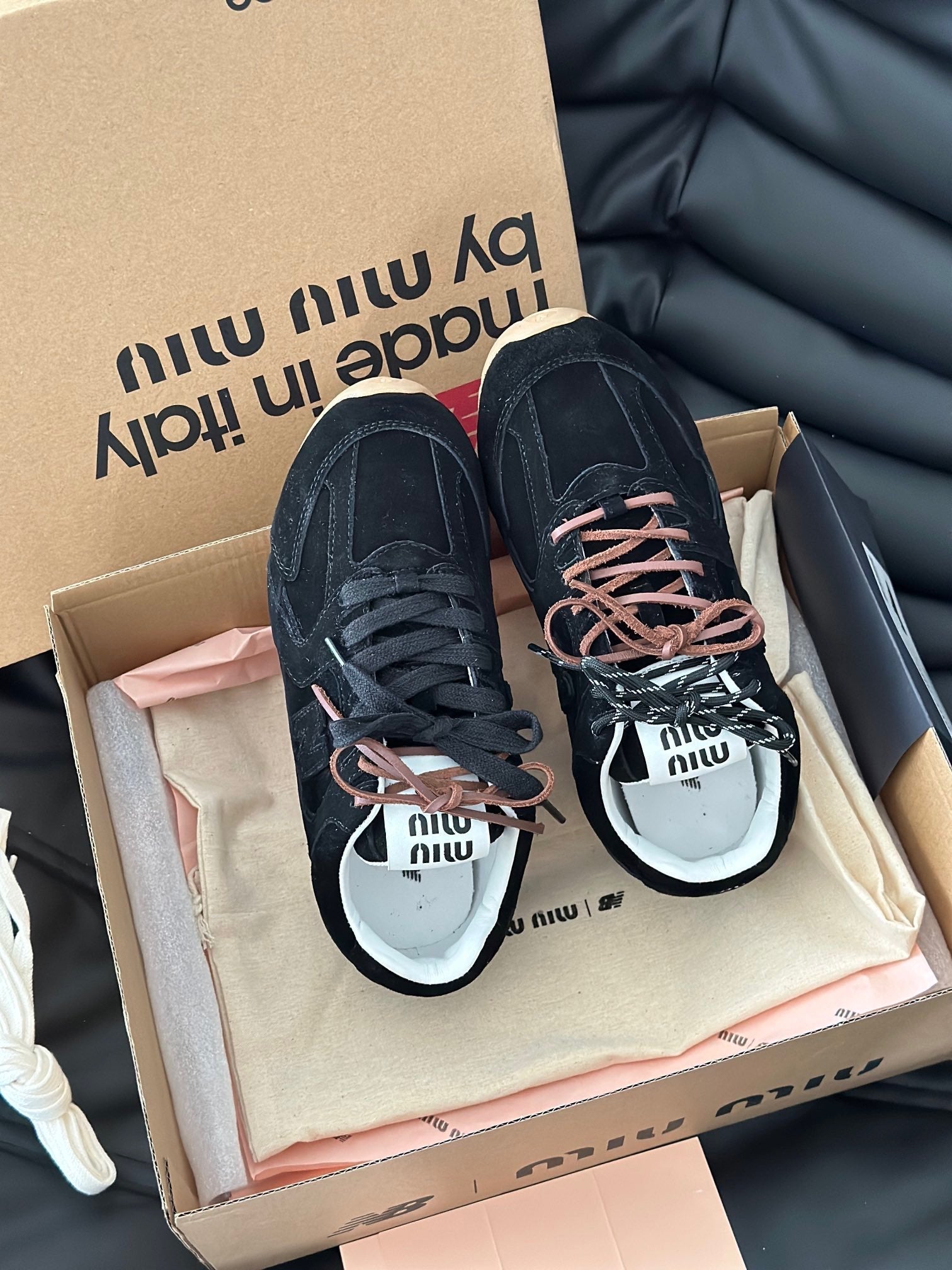 MIU M x NEW BALANCE TRAINERS