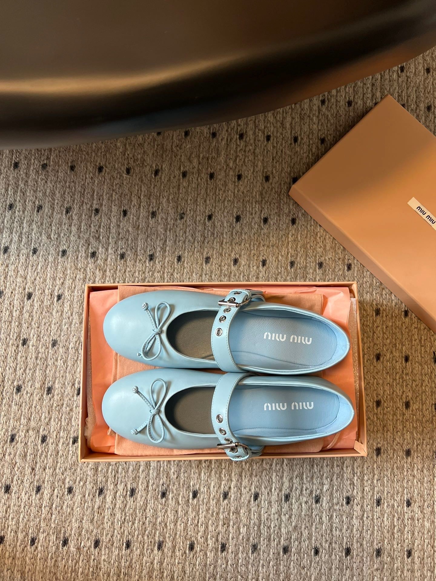 MIU M BALLERINA FLATS