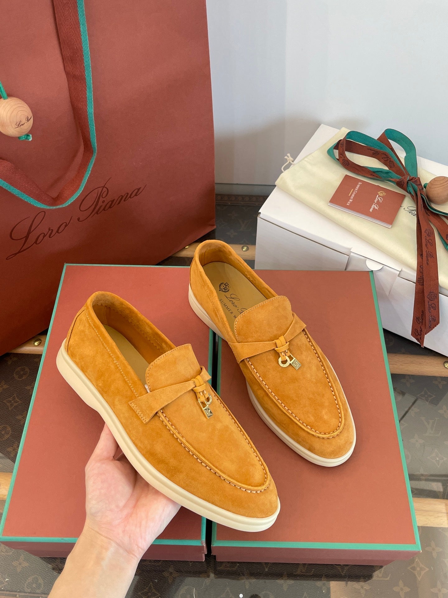 LORO P SUMMER CHARMS LOAFERS