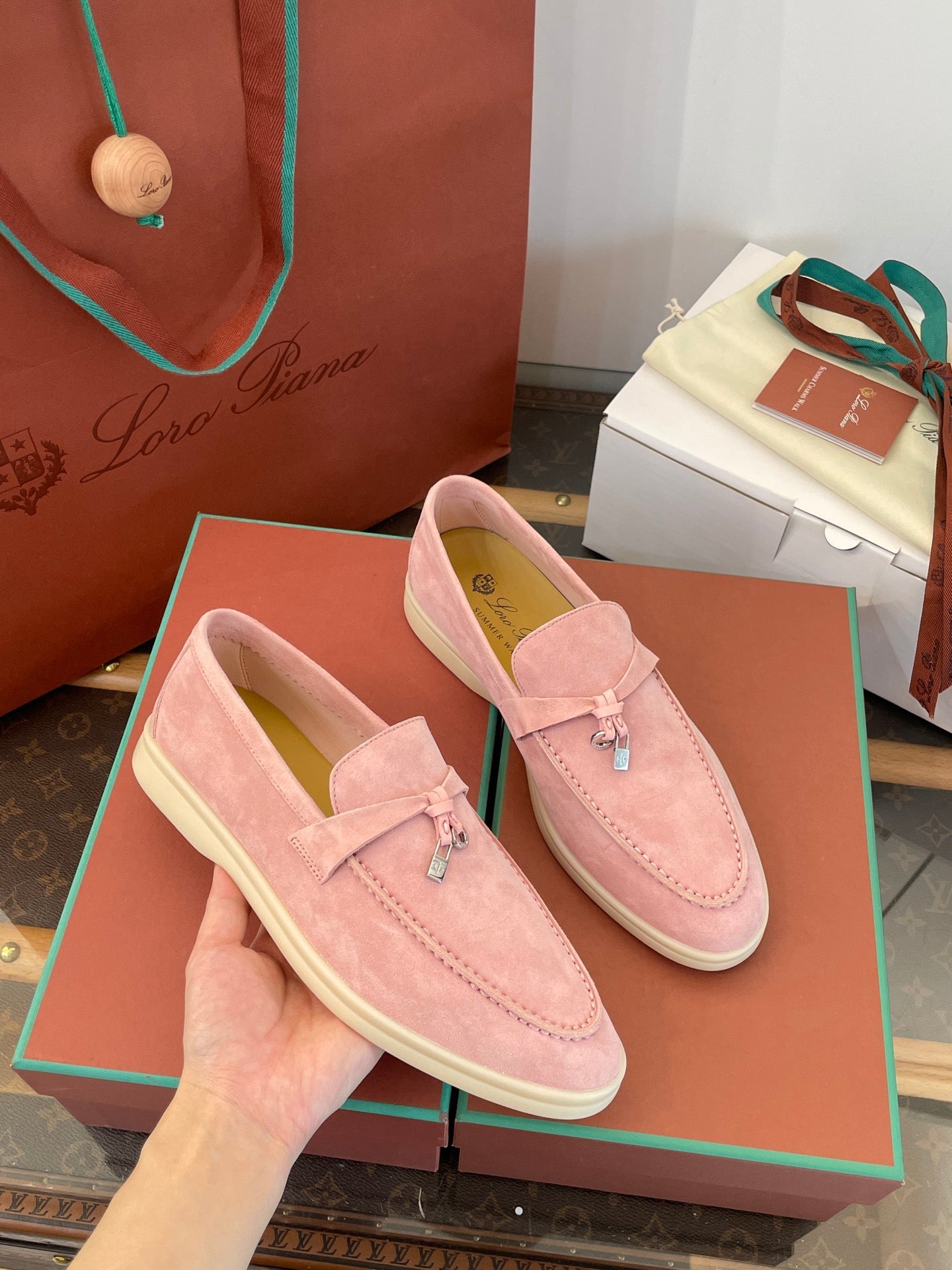 LORO P SUMMER CHARMS LOAFERS