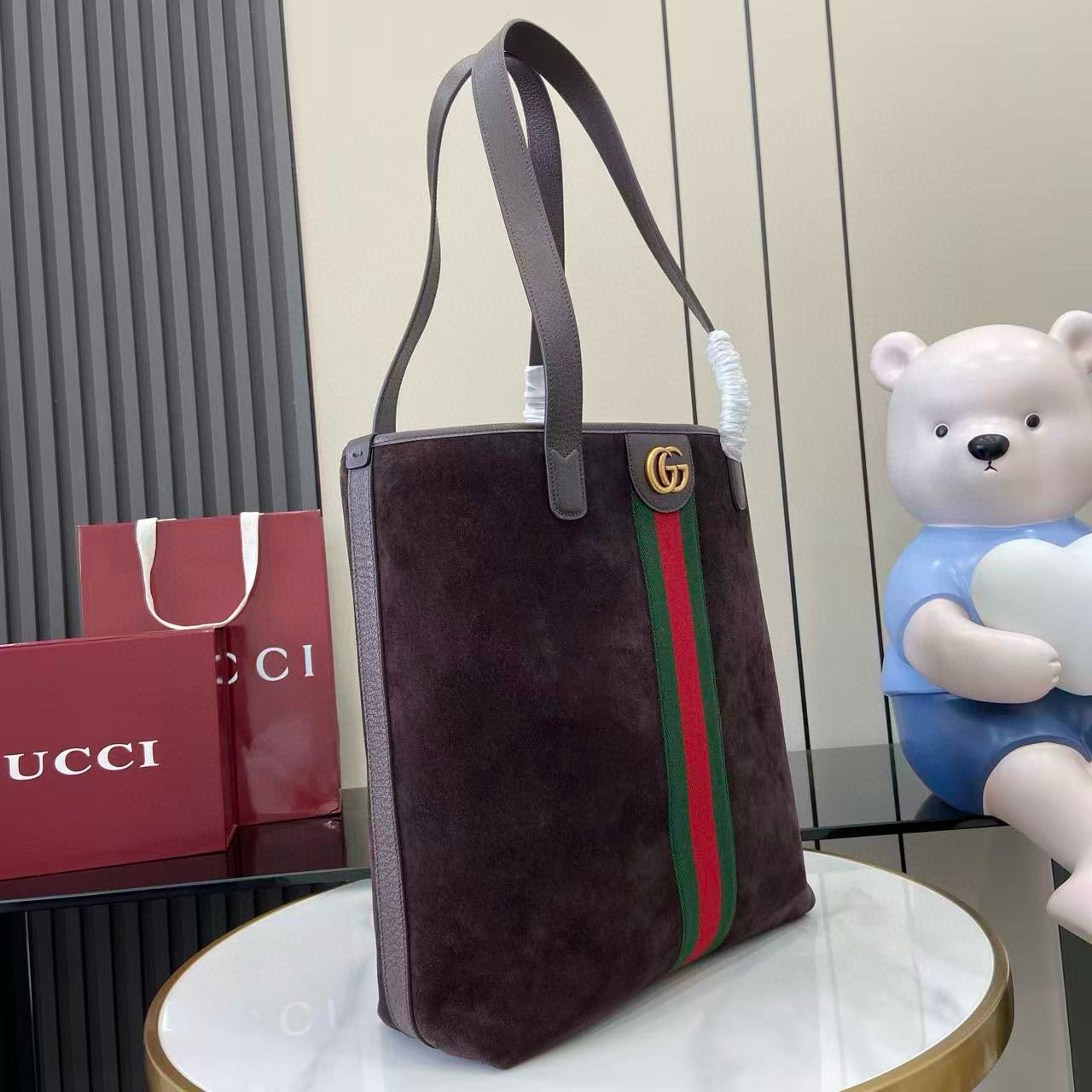 GG OPHIDIA MEDIUM TOTE BAG