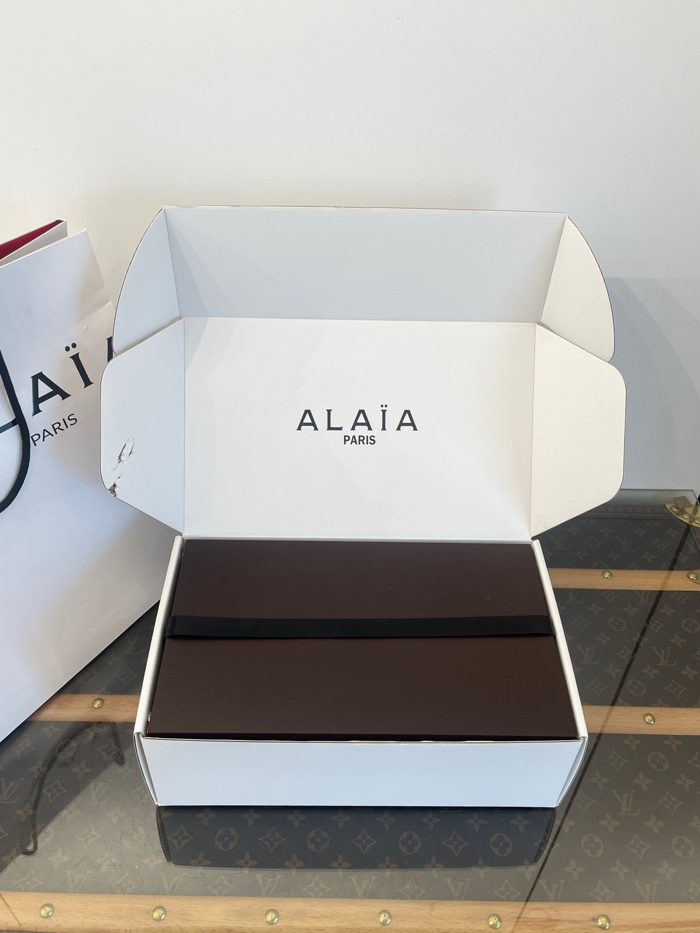 ALAIA FUR BALLET FLATS