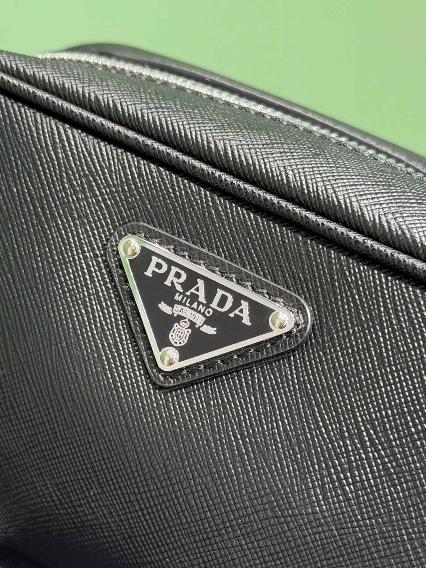 PD SAFFIANO LEATHER POUCH
