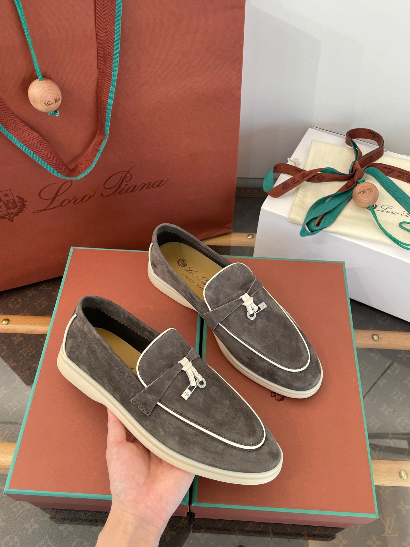 LORO P SUMMER CHARMS LOAFERS
