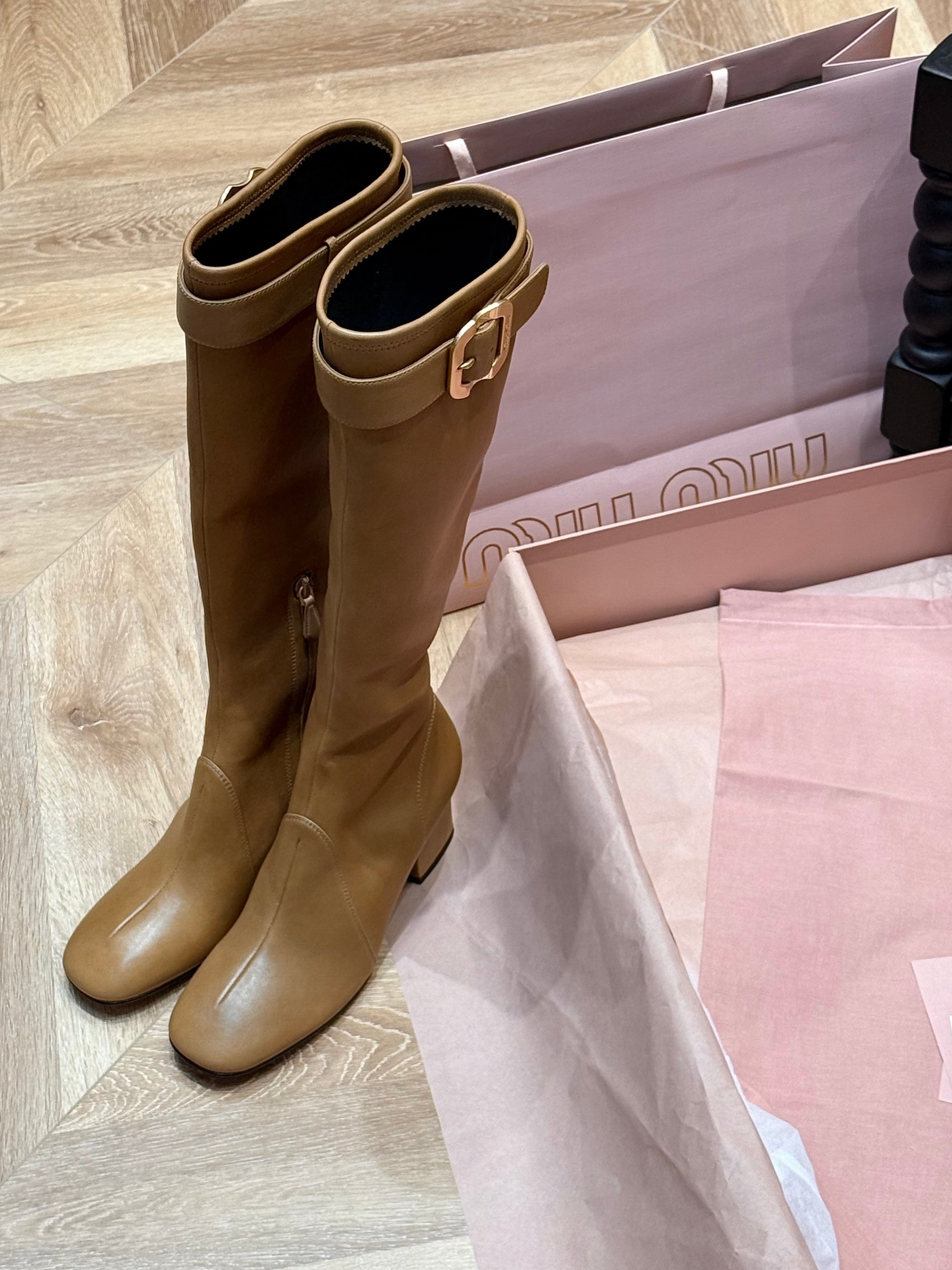 MIU M BOOTS