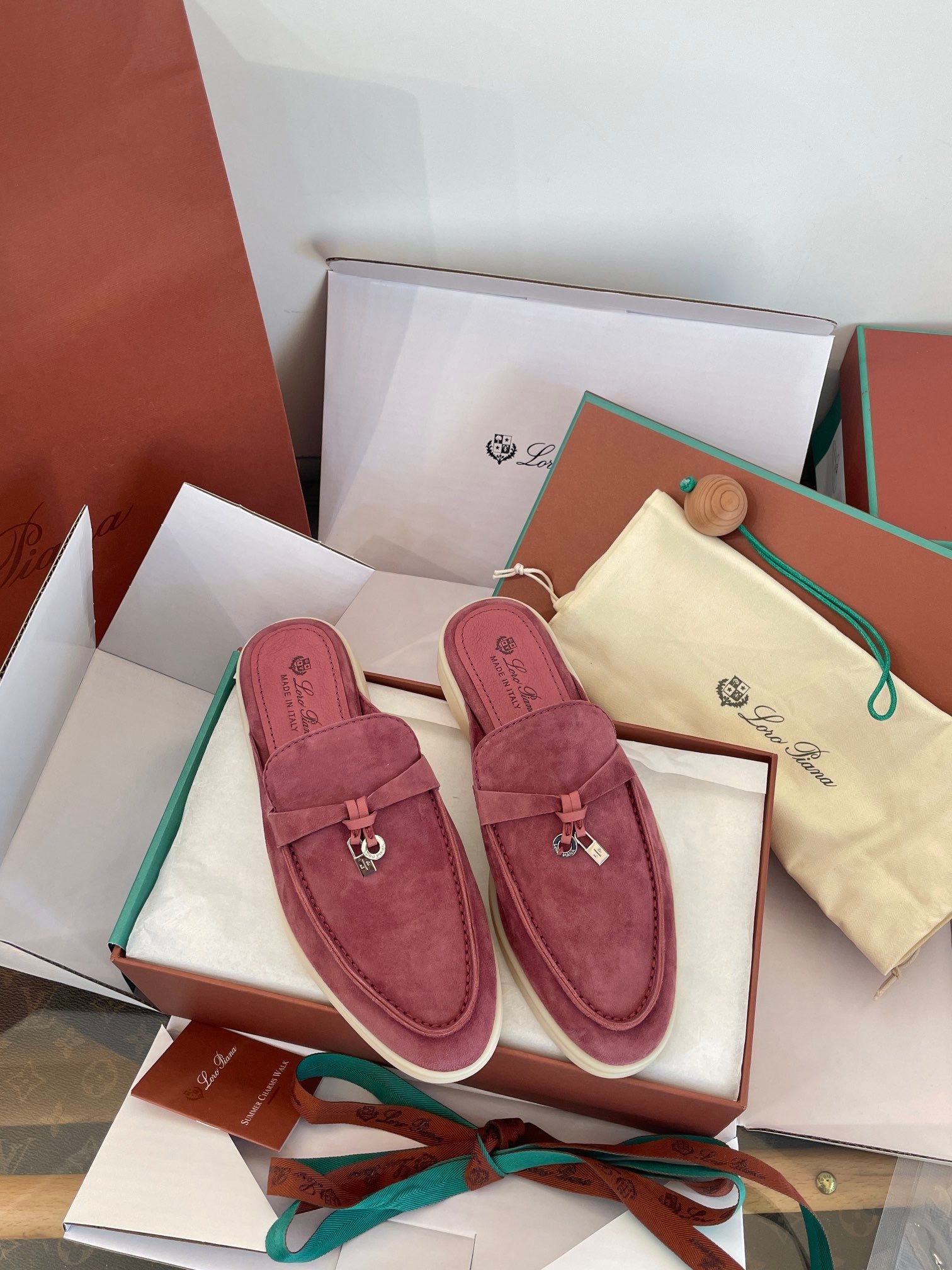 LORO P SUMMER CHARMS LOAFERS