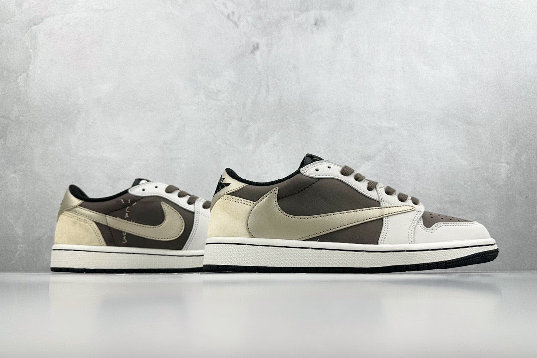 TRAVIS S x JORDAN 1 LOW REVERSE MOCHA