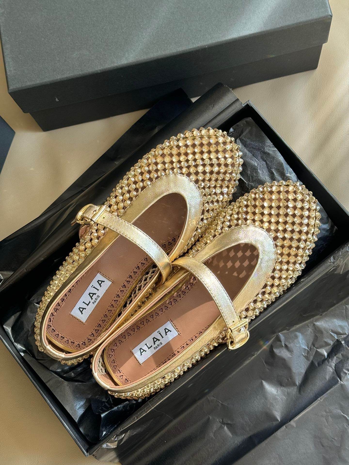 ALAIA BALLET FLATS